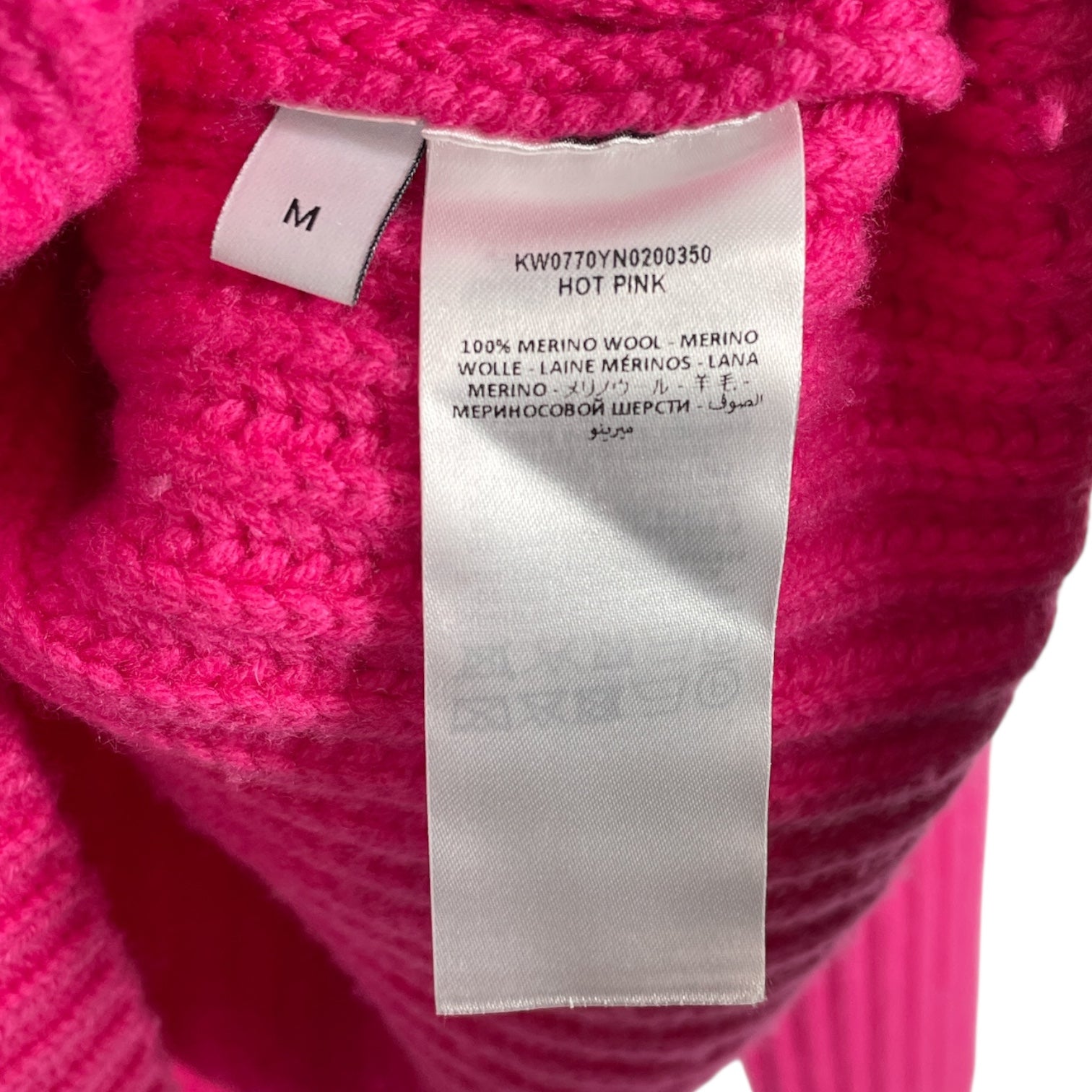 JW ANDERSON(J.W.ANDERSON)/Sweater/M/Wool/PNK/turtle neck view 4
