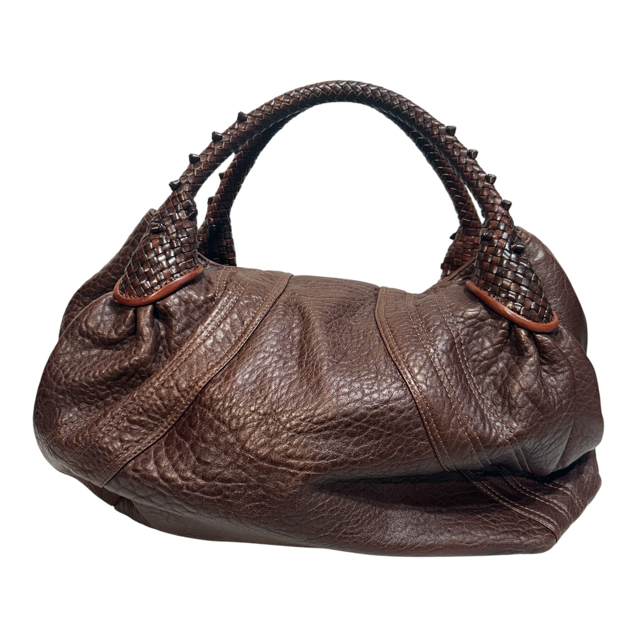 FENDI/Hand Bag/Leather/BRW/Spy Bag view 2