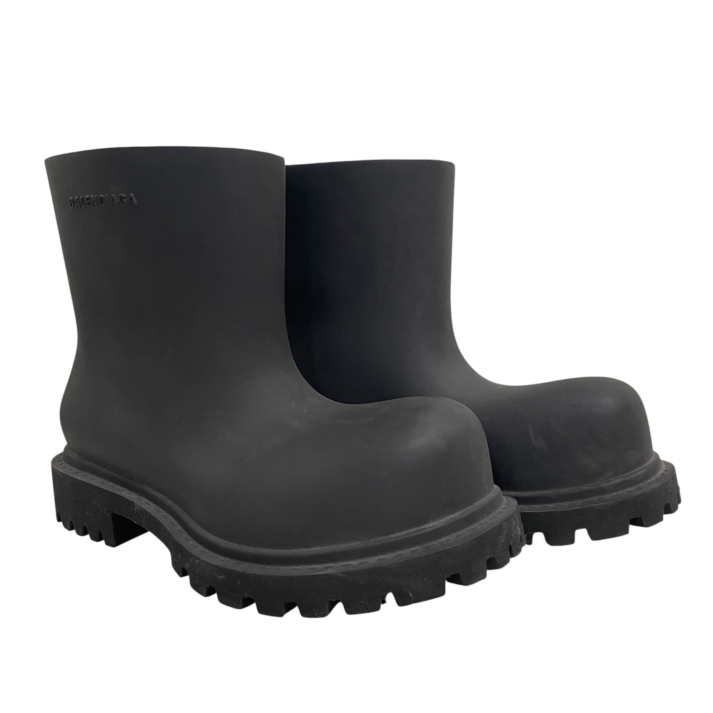 BALENCIAGA/Boots/EU 42/Polyester/BLK/FOAM RAIN BOOT view 1