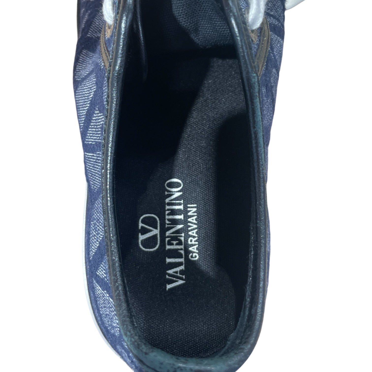 VALENTINO GARAVANI/Low-Sneakers/EU 42.5/Monogram/Cotton/NVY/CONVERSE STYLE/ S4H2Y2 view 3