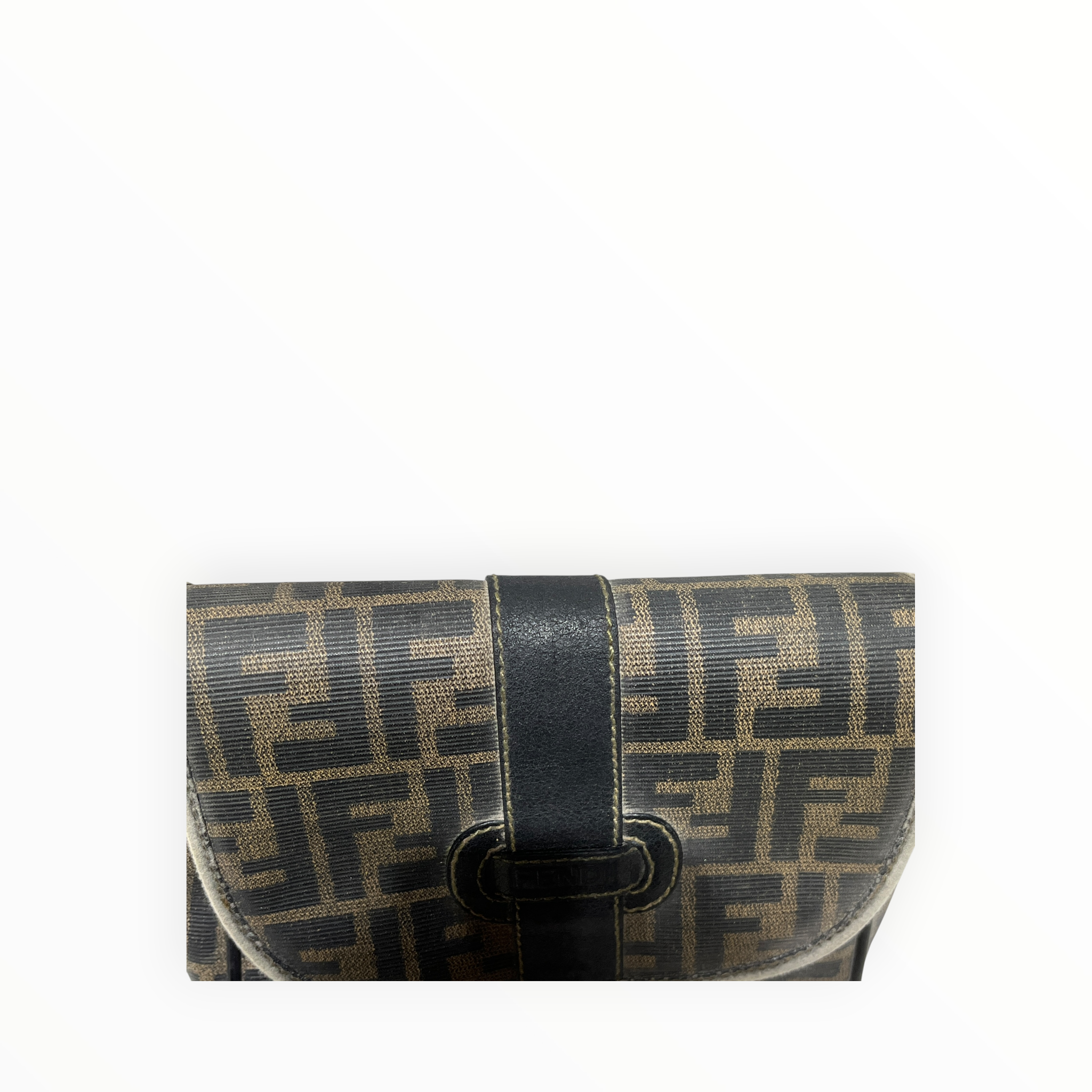 FENDI/Cross Body Bag/Leather/BRW/ZUCCA MINI MESSENGER view 14