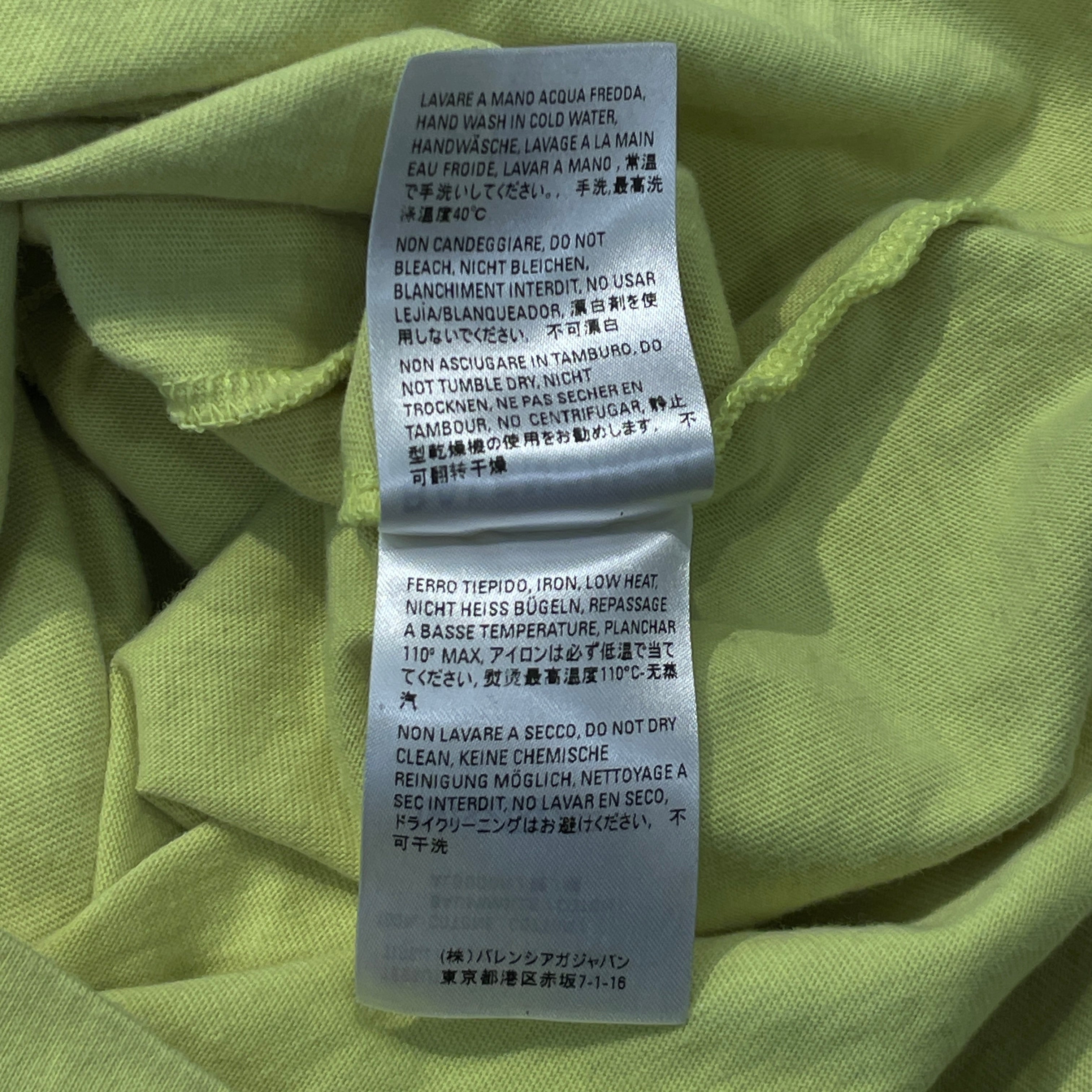 BALENCIAGA/T-Shirt/S/Graphic/Cotton/GRN/Political Campain Cropped Tee view 4