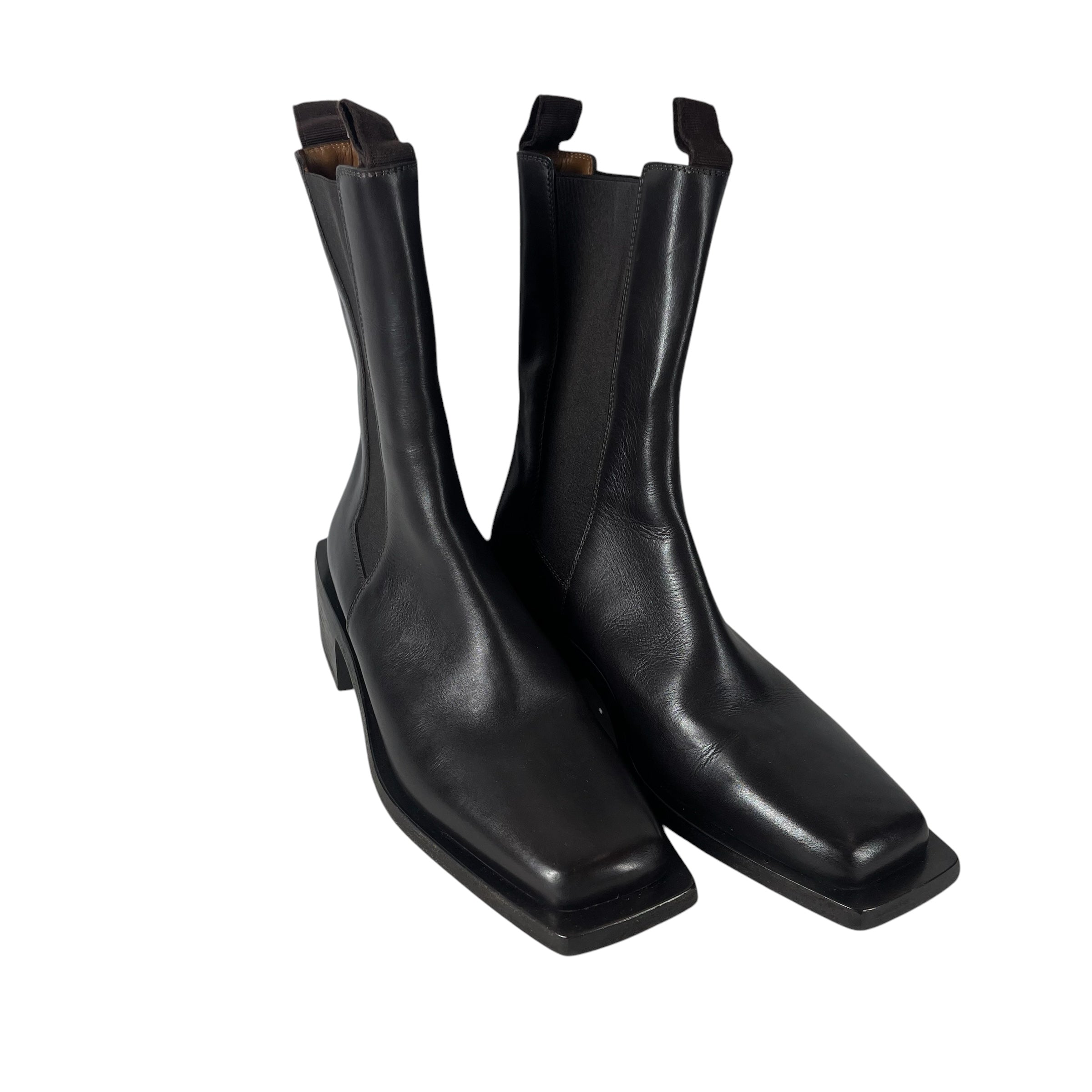 Marsell/Chelsea Boots/EU 38/Leather/BRW/SQUARE TOE CHELSEA