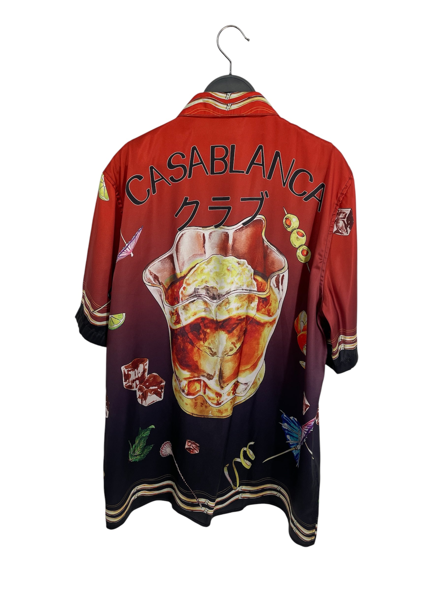 CASABLANCA/SS Shirt/M/SILK/MLT/All Over Print/DRINKING GRAPHICS view 2