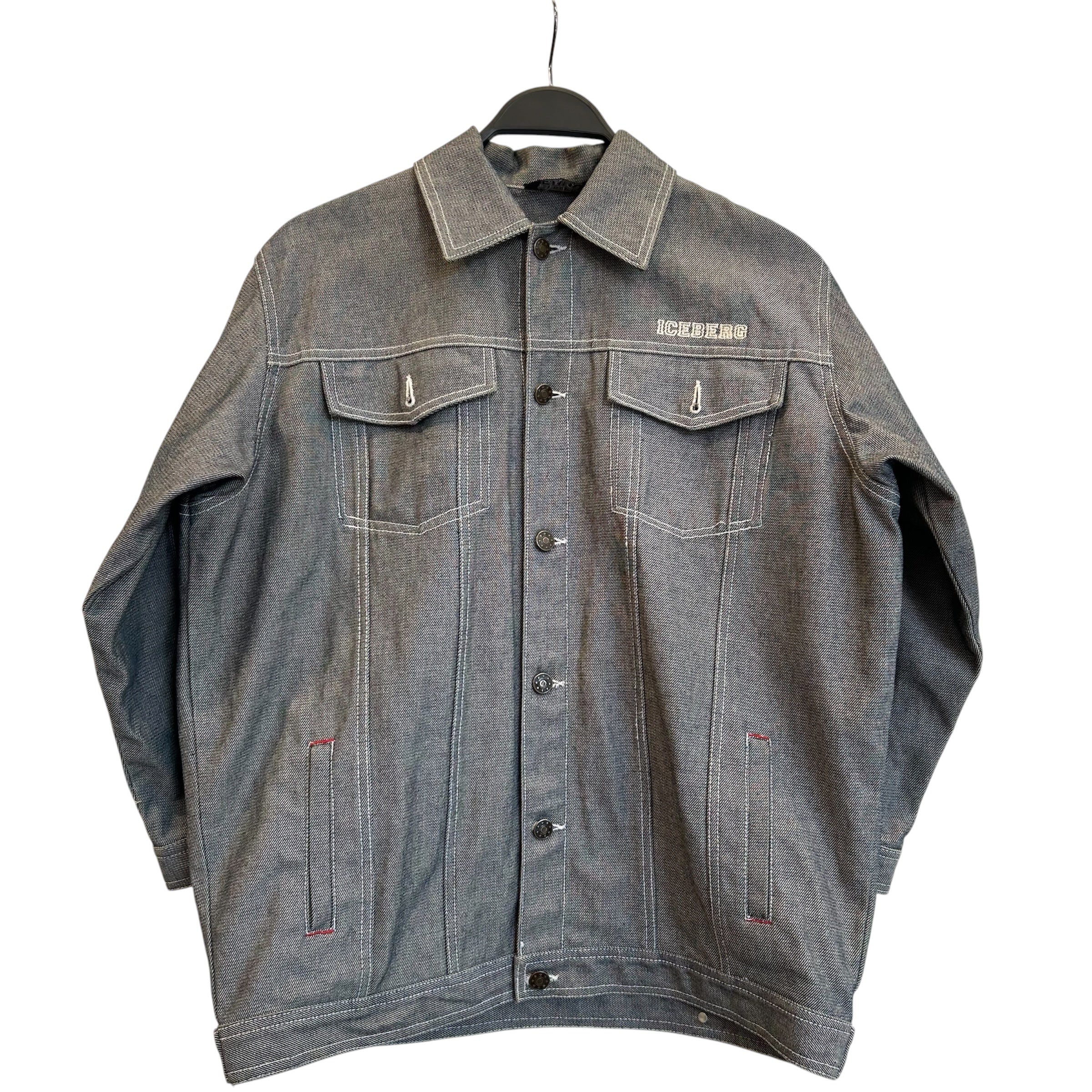 ICEBERG/Denim Jkt/L/GRY/Graphic/daffy duck view 1