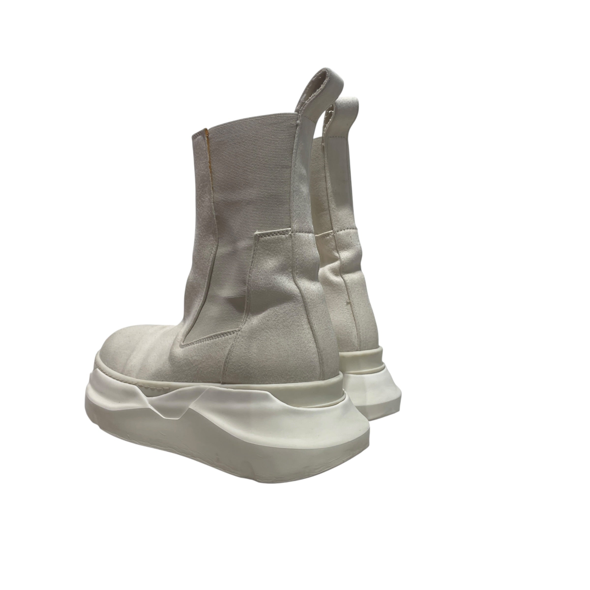 Rick Owens/Chelsea Boots/EU 39.5/WHT/ABSTRACT BEETLE view 2