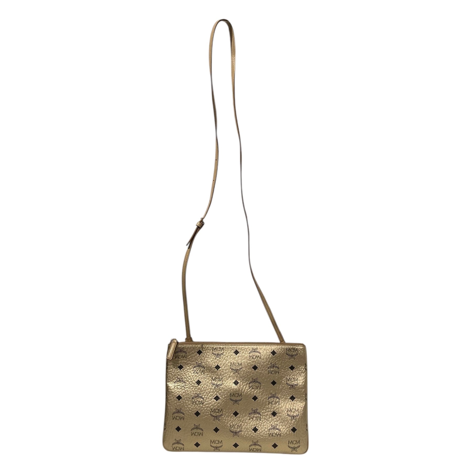 MCM/Cross Body Bag/Monogram/Leather/GLD/ view 7