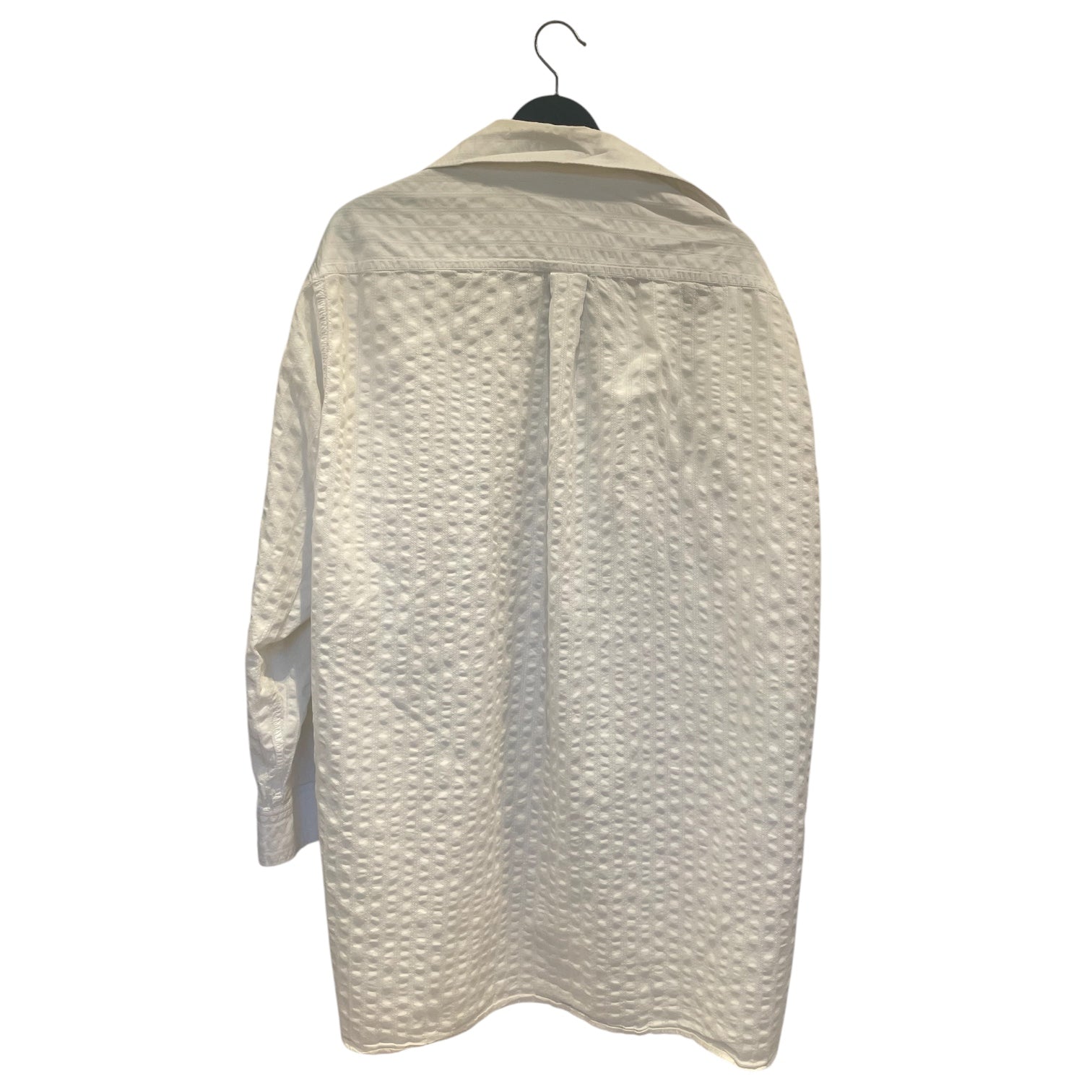 ANN DEMEULEMEESTER/LS Dress/38/Cotton/WHT/button up dress view 2