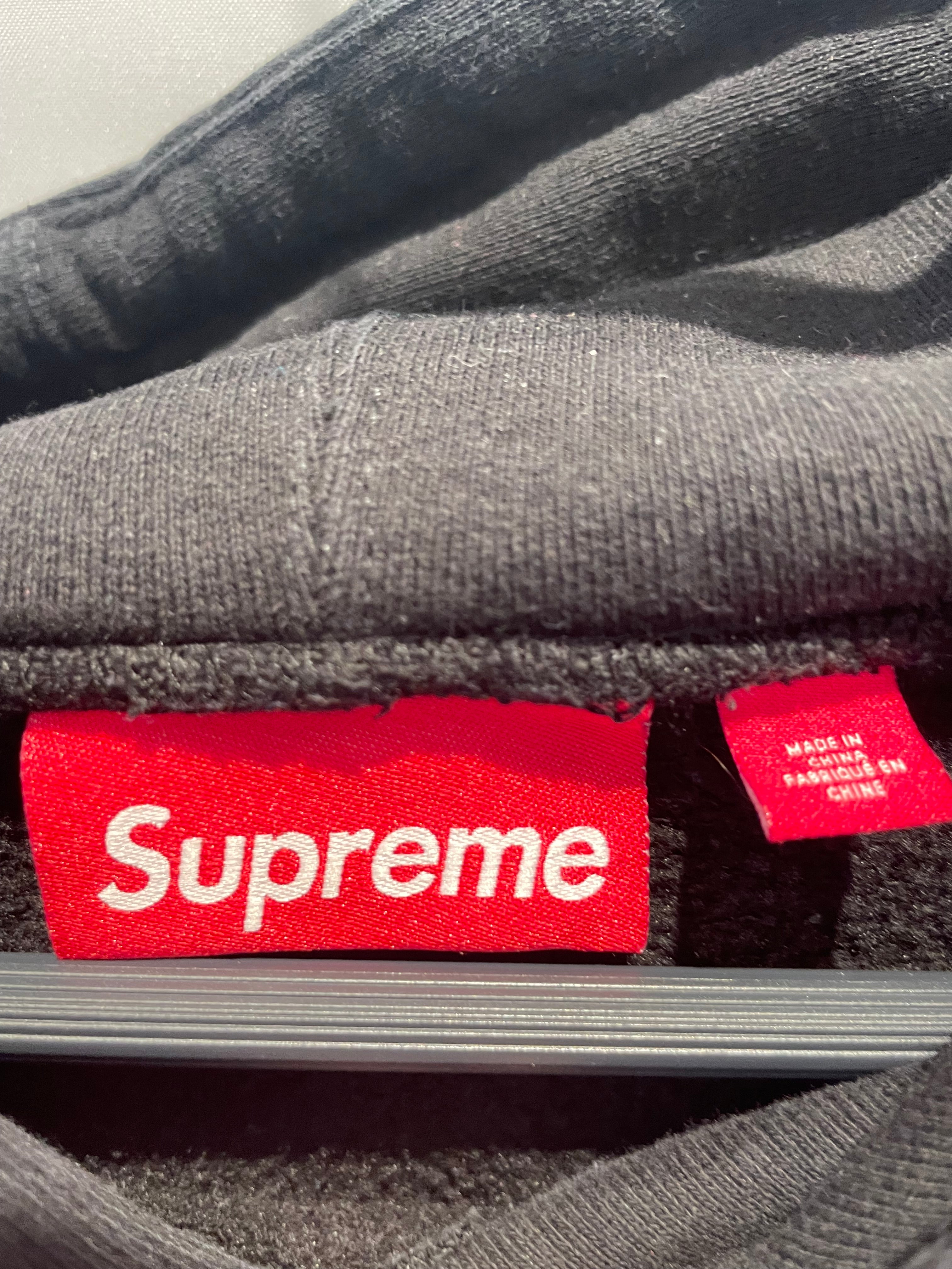 Supreme/Hoodie/XL/Graphic/Cotton/BLK/pitbullls embroidered view 3