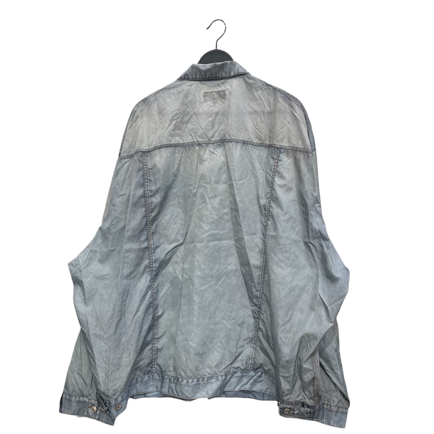 BALENCIAGA/Denim Jkt/4/Nylon/IDG/TROMPE DENIM/NYLON JKT view 2