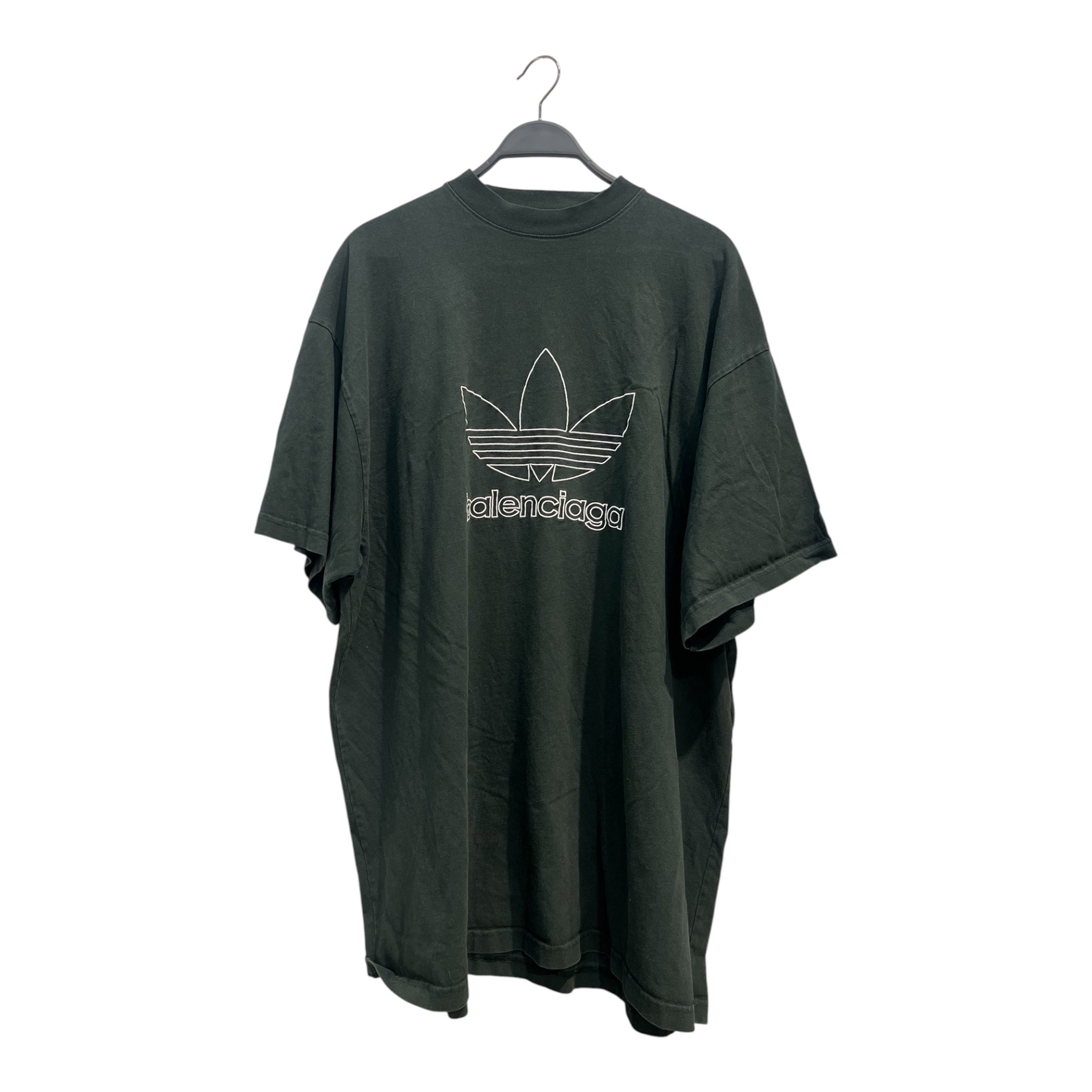 BALENCIAGA/adidas/T-Shirt/L/Cotton/BLK/ADIDAS ON CHEST view 1