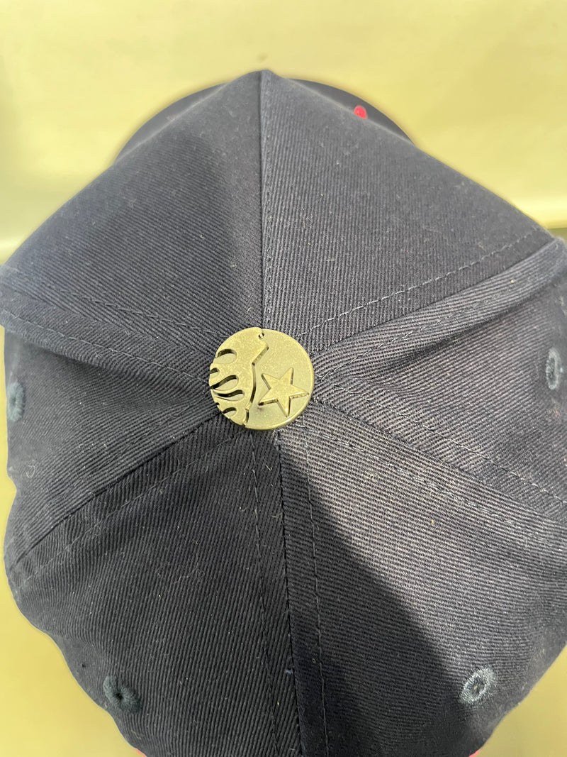 HELLSTAR/Hat/Cotton/NVY/STAR LADY FIRE EMBROIDERY