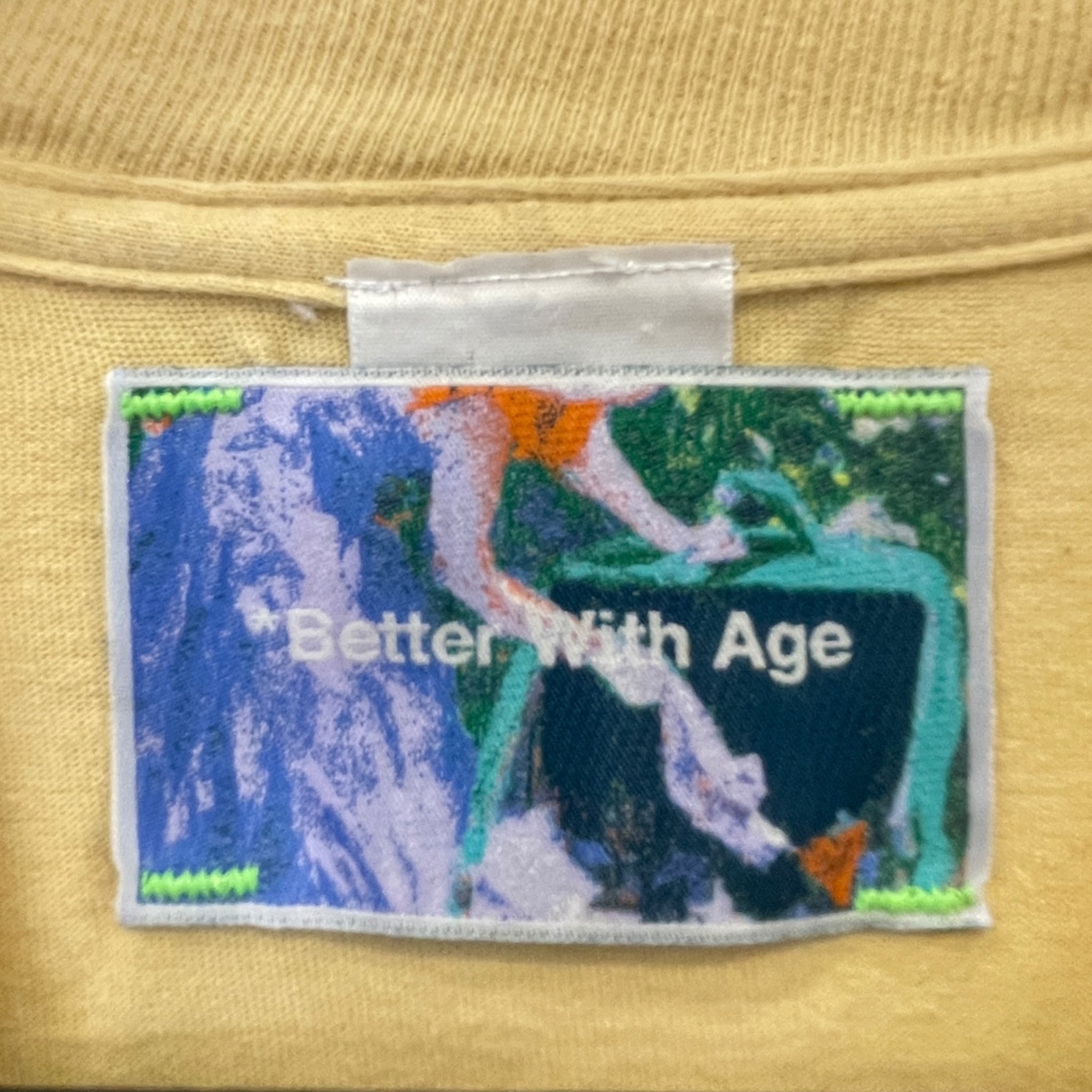 Better With Age/T-Shirt/L/Cotton/YEL/All Over Print/I Love 69 tee BWA view 3