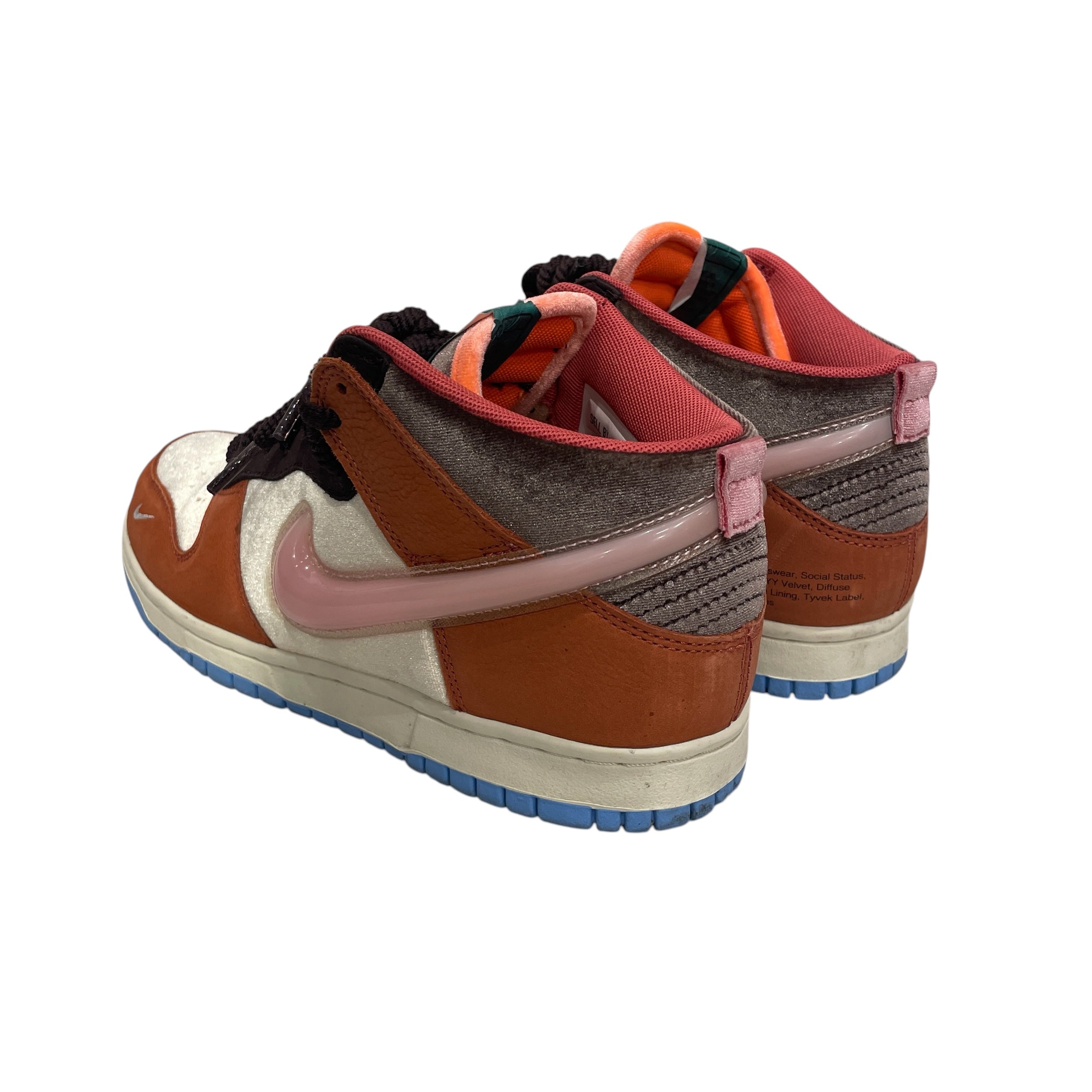 SOCIAL STATUS/NIKE/Hi-Sneakers/US 7.5/Leather/MLT/DJ1173-700 view 2