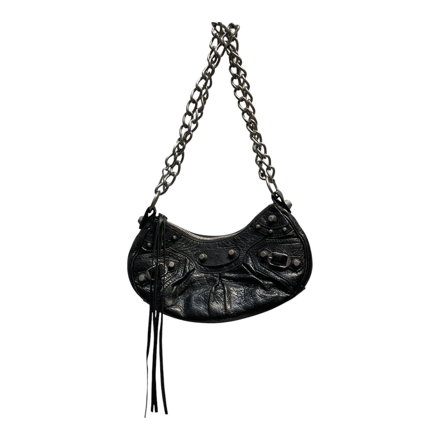 BALENCIAGA/Hand Bag/Lambskin/BLK/Le Cagole view 1