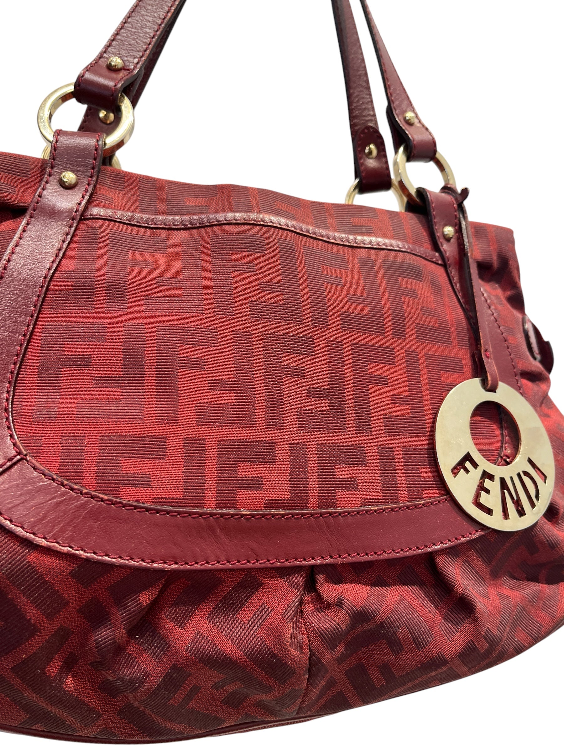 FENDI/Hand Bag/All Over Print/Polyester/RED/8BR628-DUD view 6