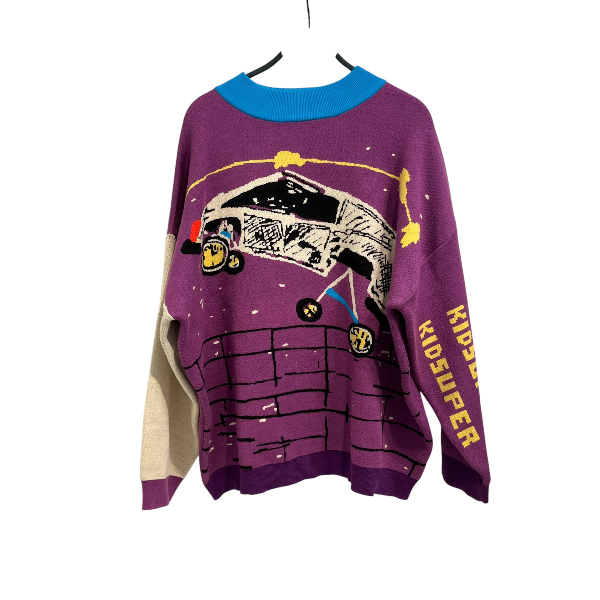 KIDSUPER STUDIOS/Sweater/XXL/Graphic/Cotton/PPL/Car Design view 1