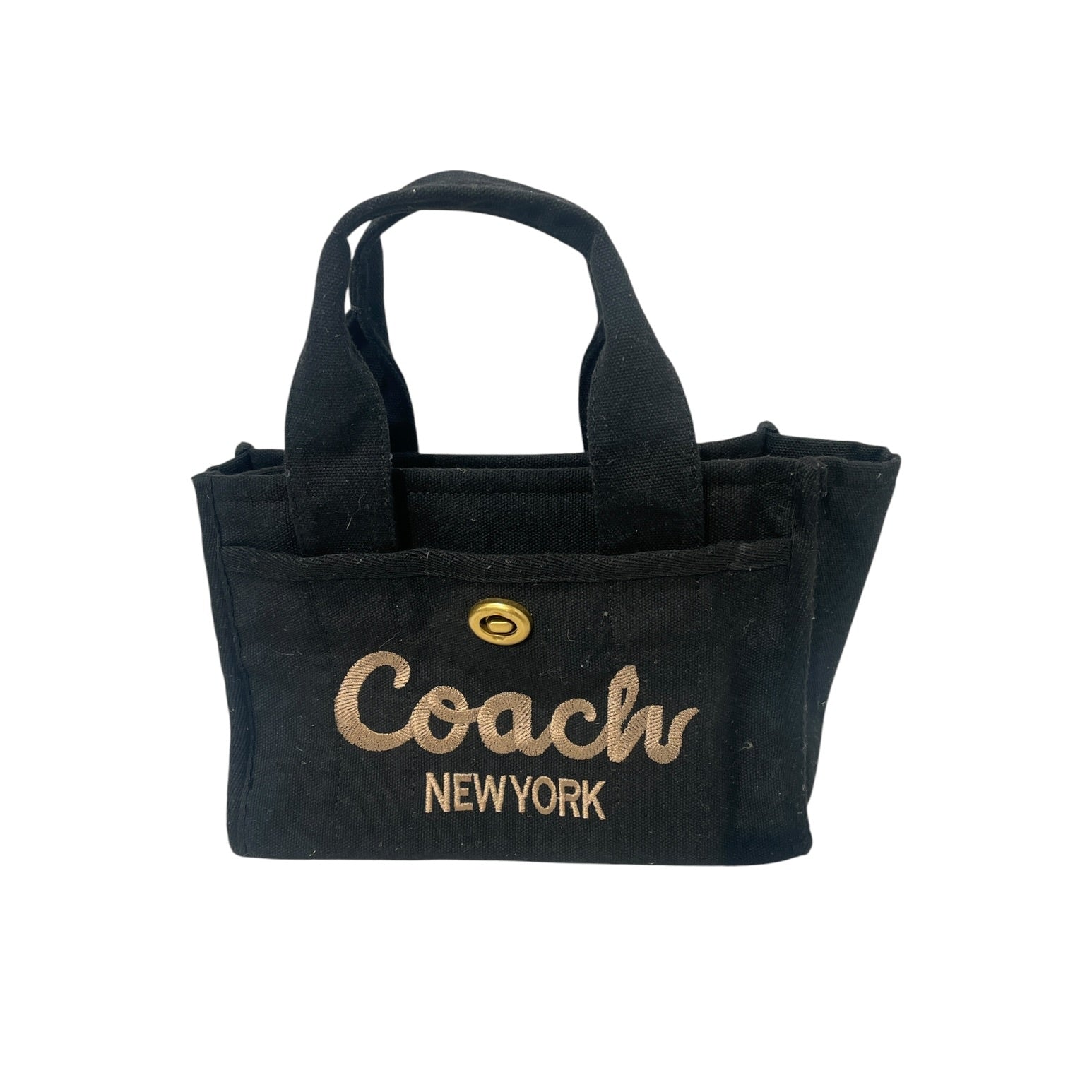 COACH/Tote Bag/Cotton/BLK/Cargo 20 view 1