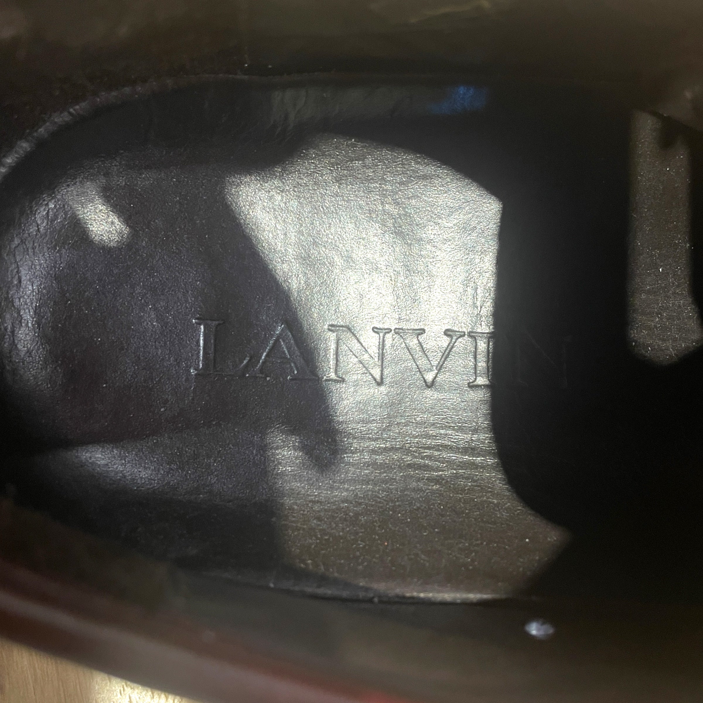 LANVIN/Low-Sneakers/US 9/Leather/PPL/ view 3
