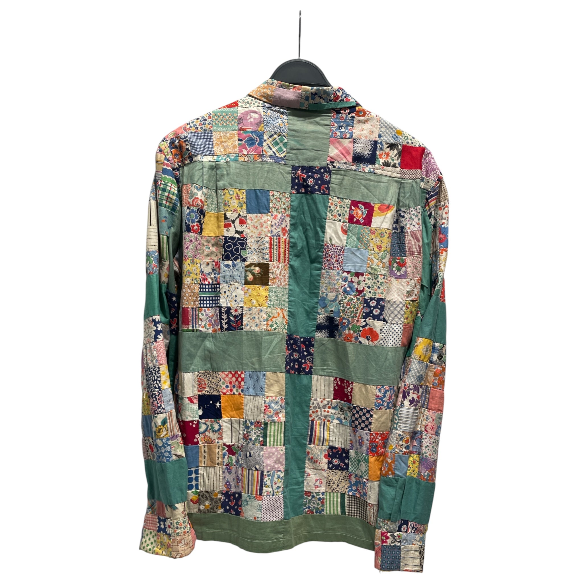 BODE/LS Shirt/L/Cotton/MLT/Floral Pattern/patchwork view 2