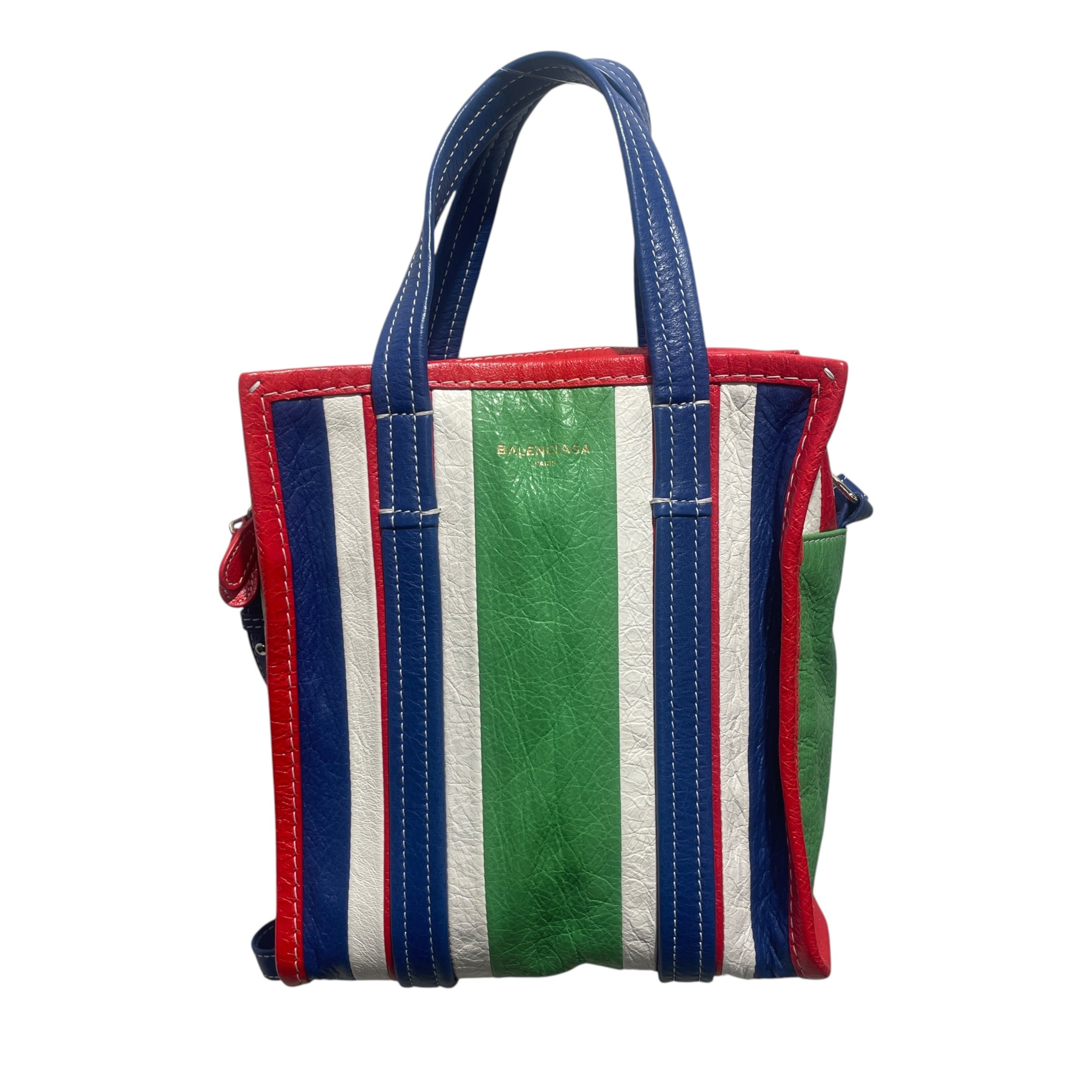 BALENCIAGA/Cross Body Bag/Stripe/Leather/MLT/ view 1