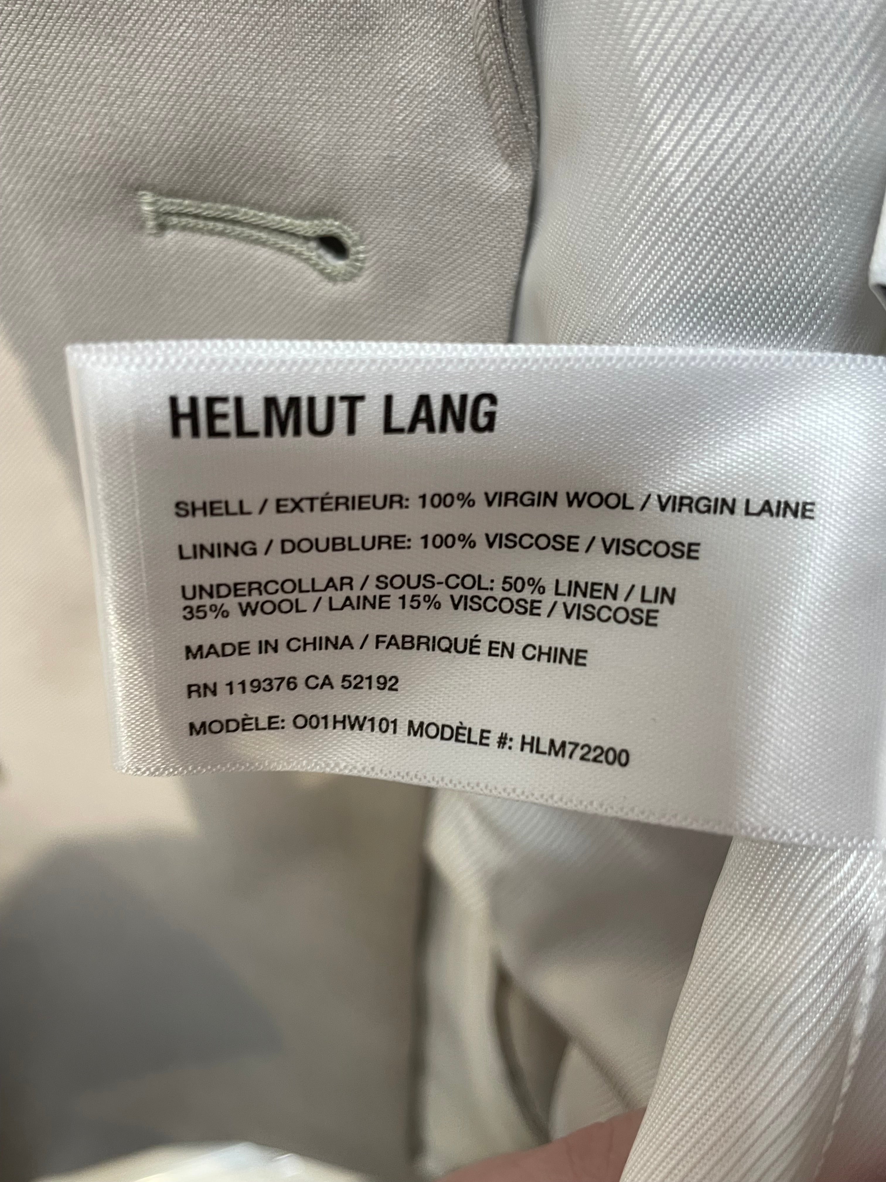 Helmut Lang/Jacket/S/Wool/GRY/zip pockets view 5