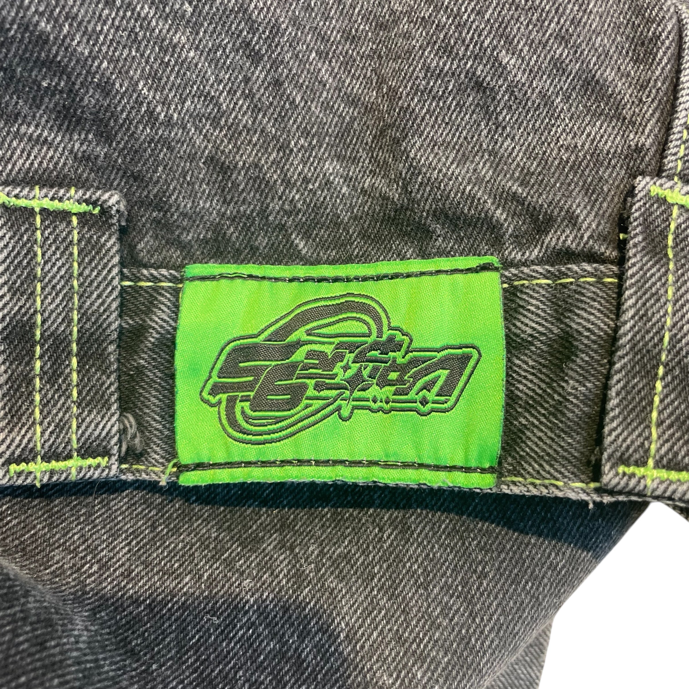 VAPOR95 DENIM/Pants/M/Cotton/BLK/JNCO STYLE/GRN view 3