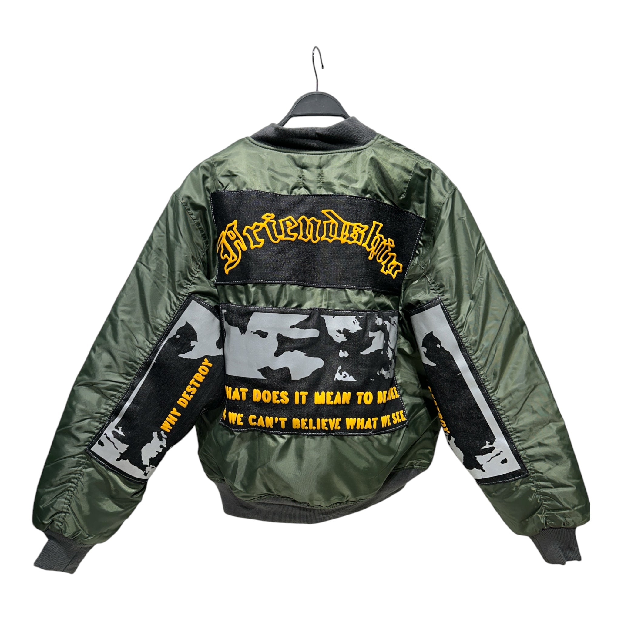 FRIENDSHIP CLUB/Military Jkt/L/Nylon/GRN/BOMBER view 2
