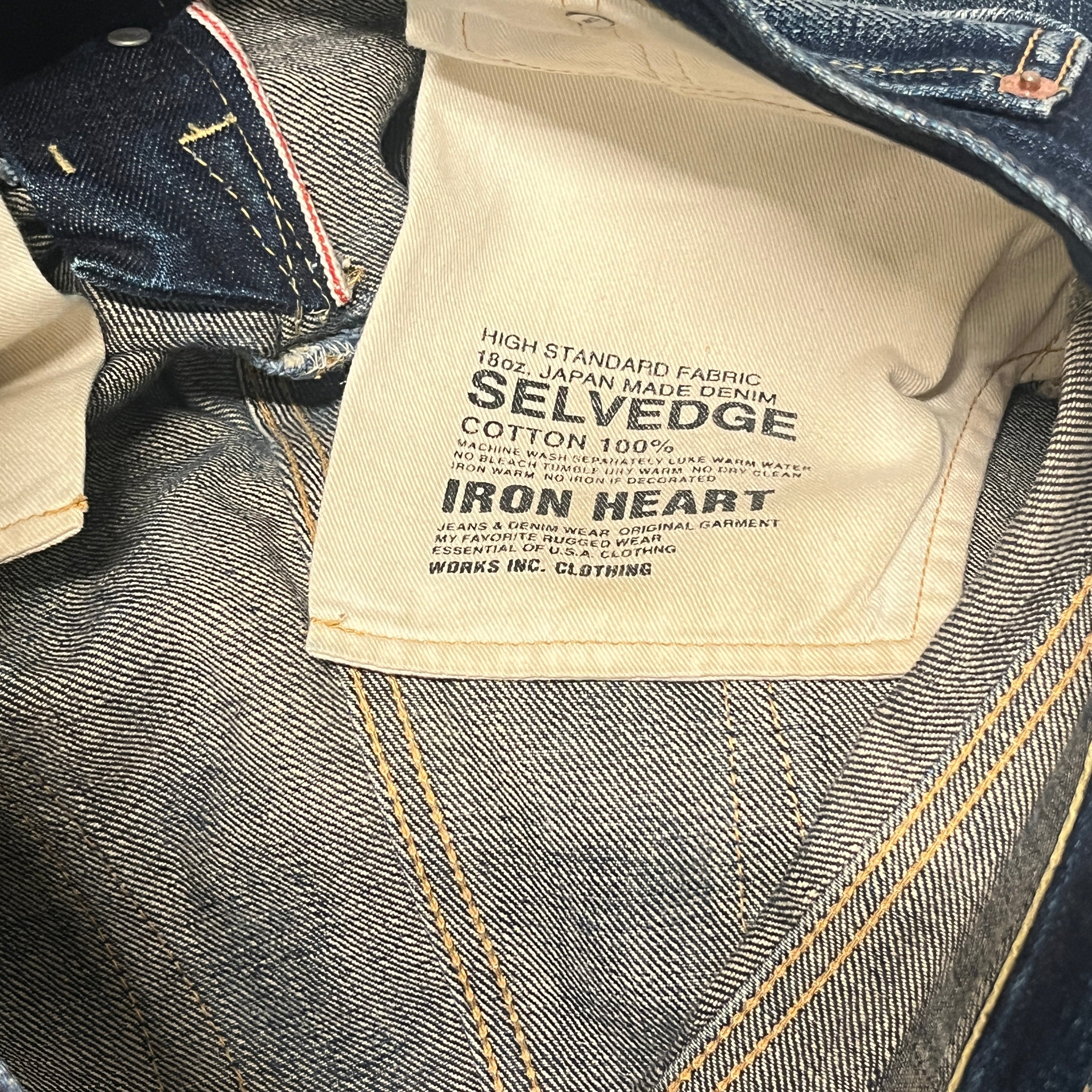 IRON HEART/Straight Pants/30/Denim/IDG/HIGH STANDARD JAPAN DENIM view 5