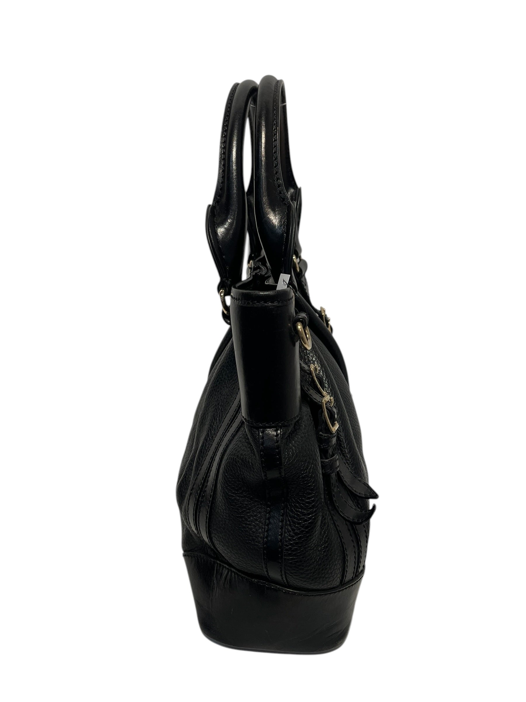 BURBERRY/Bag/Leather/BLK/Bridle Whipstitch view 5