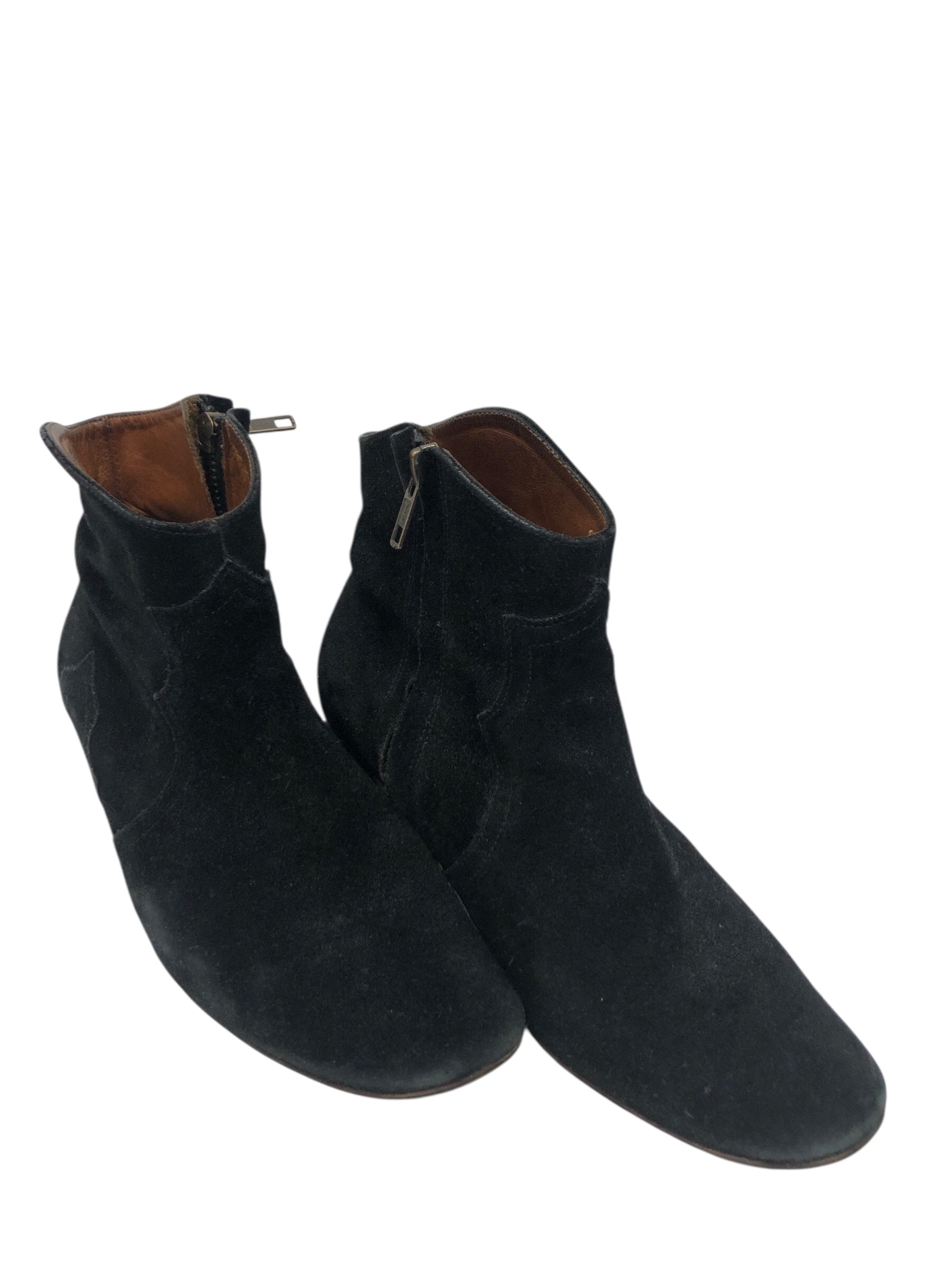ISABEL MARANT/Ankle Boots/US 5.5/Suede/BLK/DICKER ANKLE BOOTS view 1