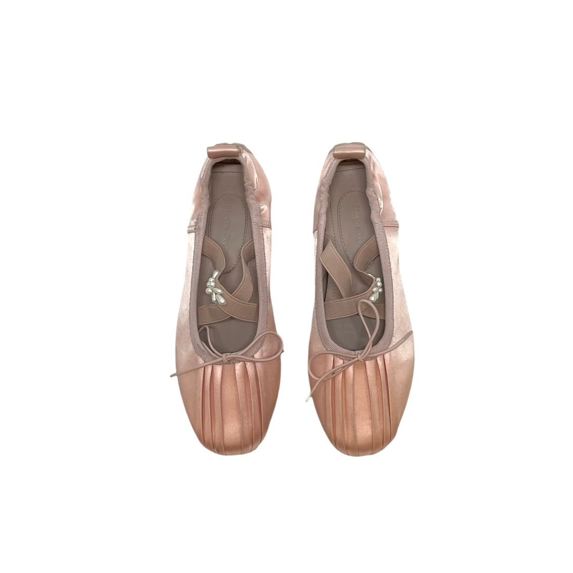 SIMONE ROCHA/Flat Shoes/EU 38/Polyester/PNK/BALLET FLAT W/ PEARLS view 3