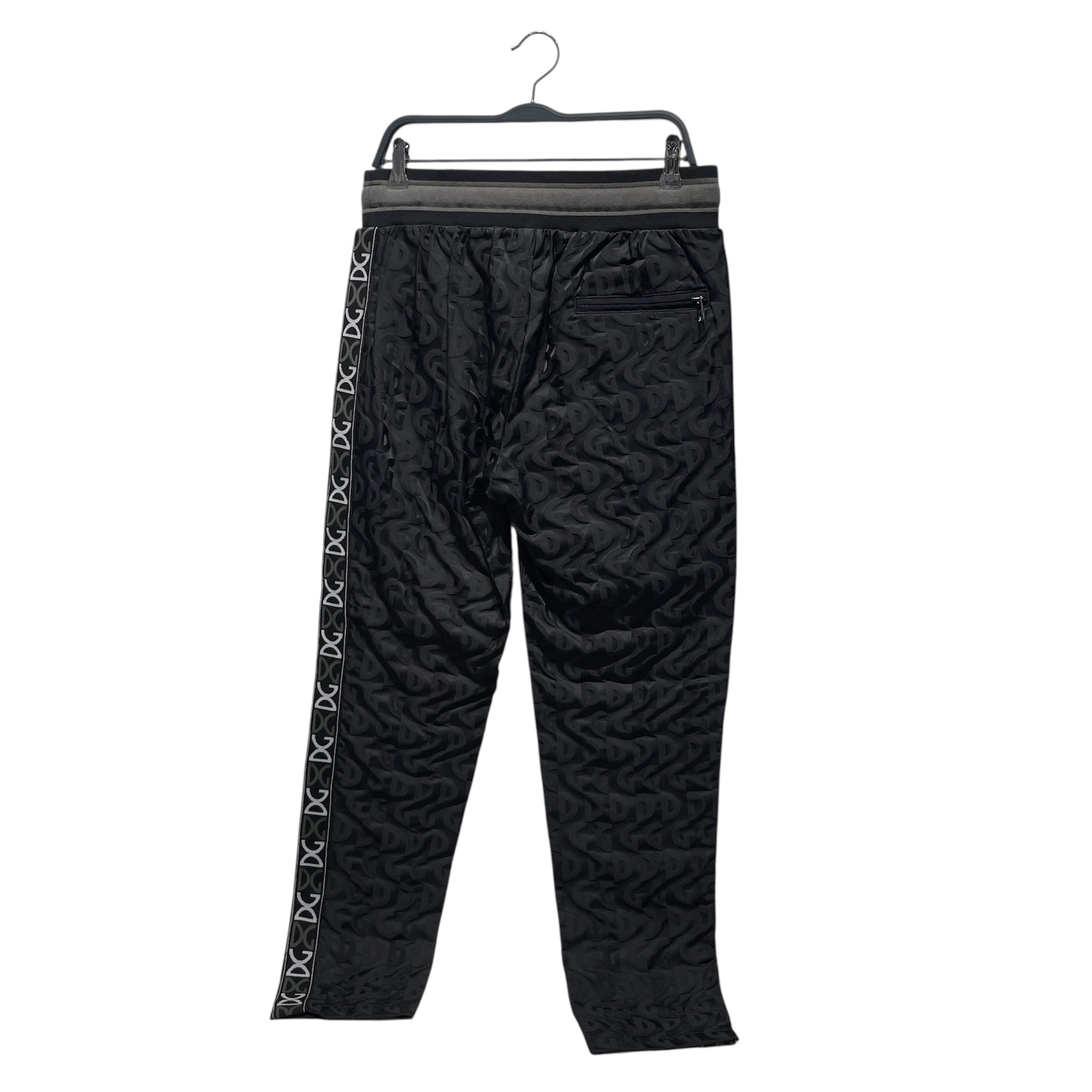DOLCE&GABBANA/Straight Pants/48/Polyester/BLK/All Over Print/ view 2