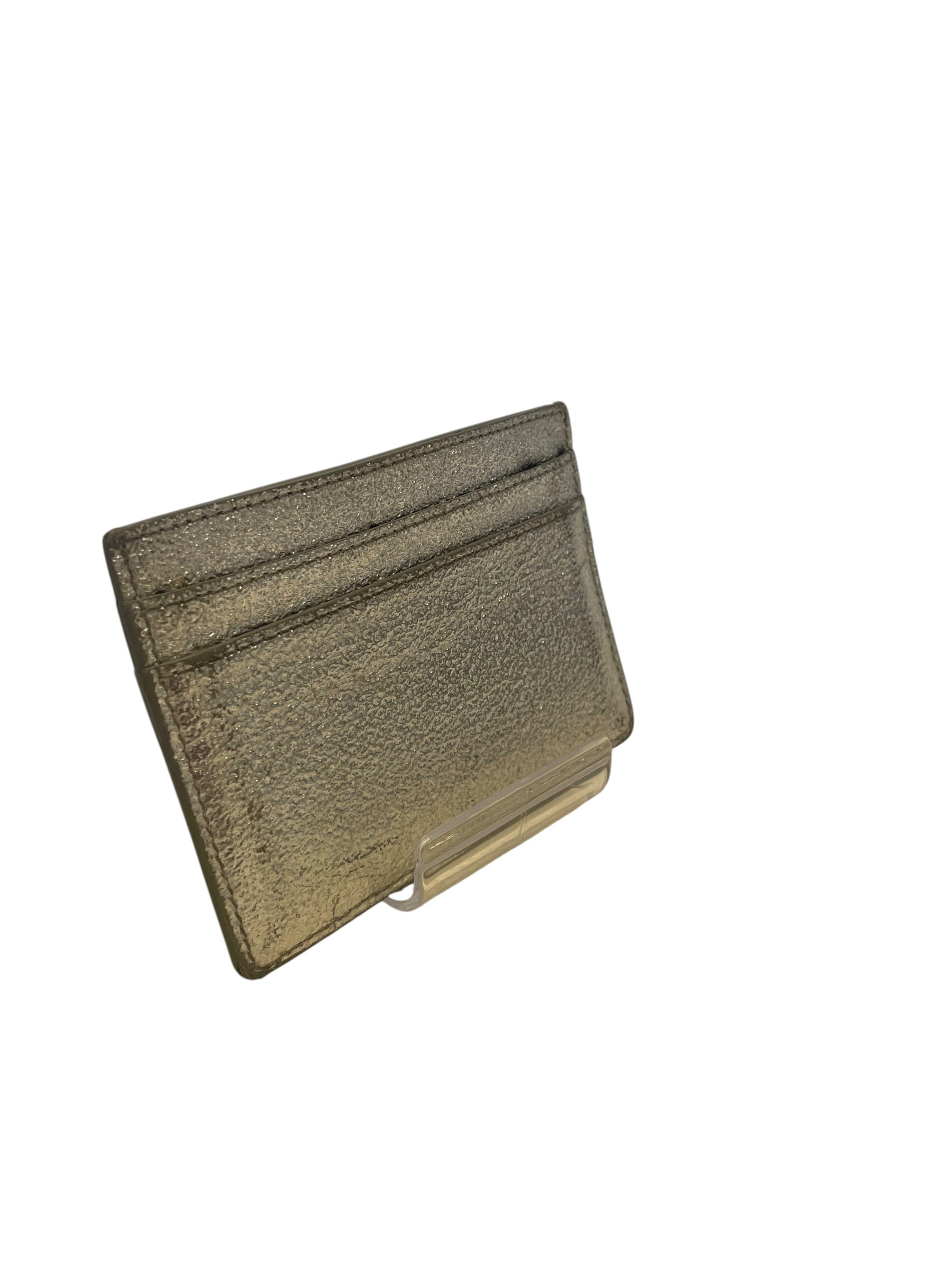 SAINT LAURENT/Wallet/SLV/L's/METALLIC CARD HOLDER view 2