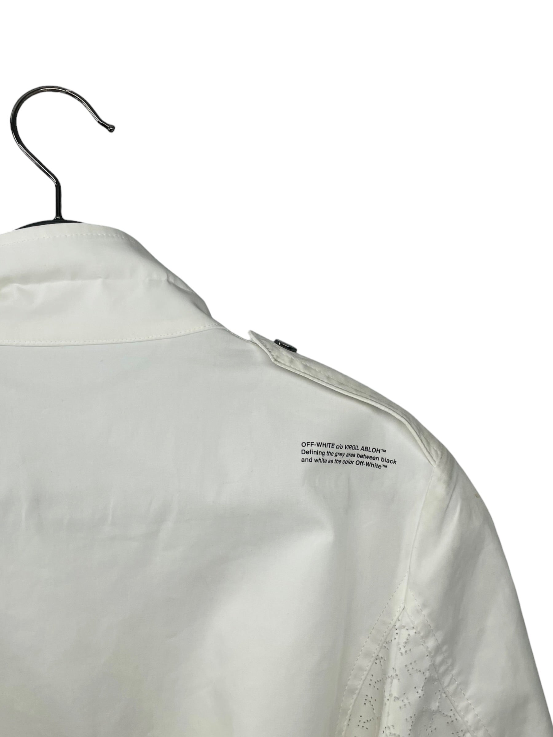 OFF-WHITE/Jacket/38/Cotton/WHT/OWEL003R20H36 view 4
