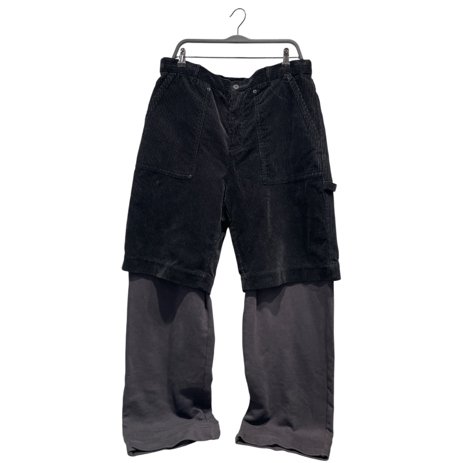 A PERSONAL NOTE/Straight Pants/L/Cotton/BLK/DOUBLE LAYER PANTS view 1