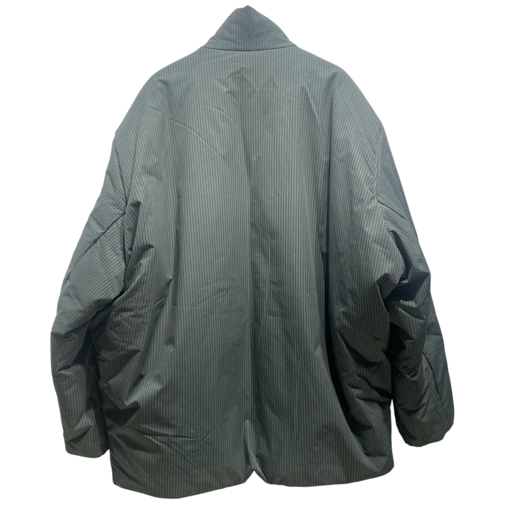 BALENCIAGA/Puffer Jkt/44/Nylon/GRN/Stripe/STRIPED PUFFER view 2