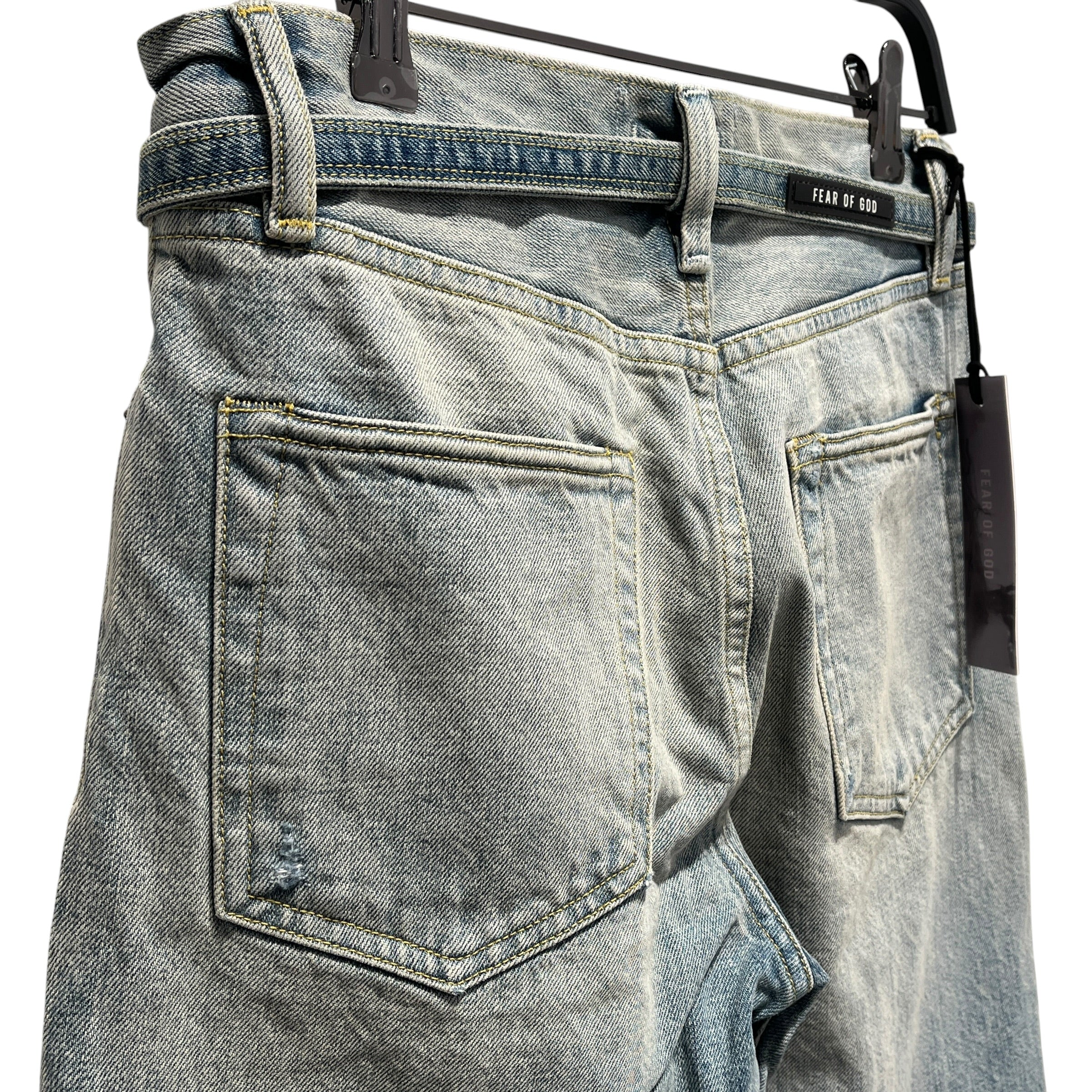 FEAR OF GOD/Straight Pants/29/Denim/BLU/SLIM DOUBLEKNEE BELTED LIGHT view 15