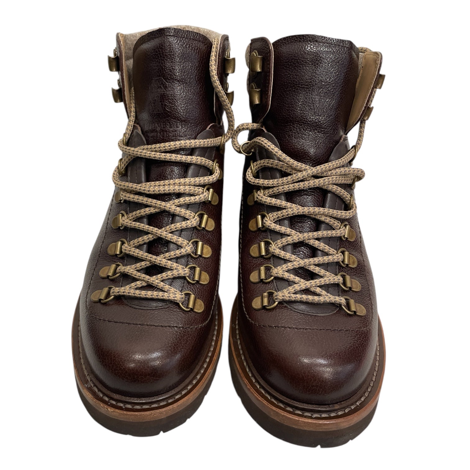 BRUNELLO CUCINELLI/Shoes/US 7/Leather/BRW/METALLACEUP view 4