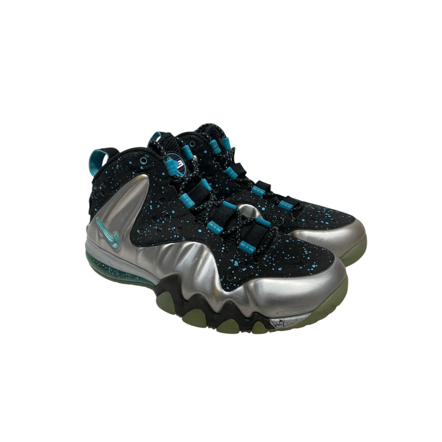 NIKE/Hi-Sneakers/US 8/Cotton/SLV/SILVER PENNY view 1