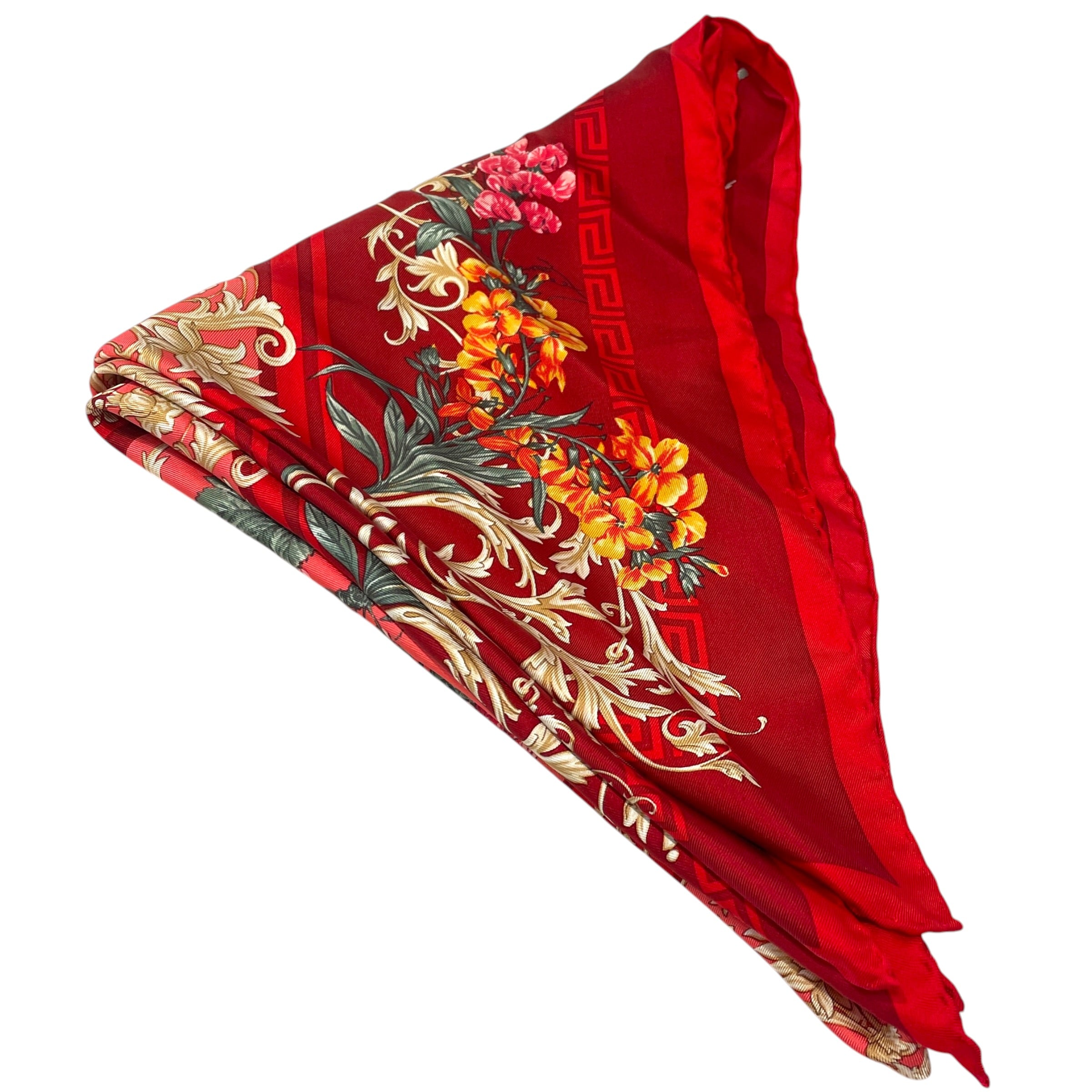 VERSACE/Scarf/Graphic/Silk/RED/L's/SILK SCARF view 4