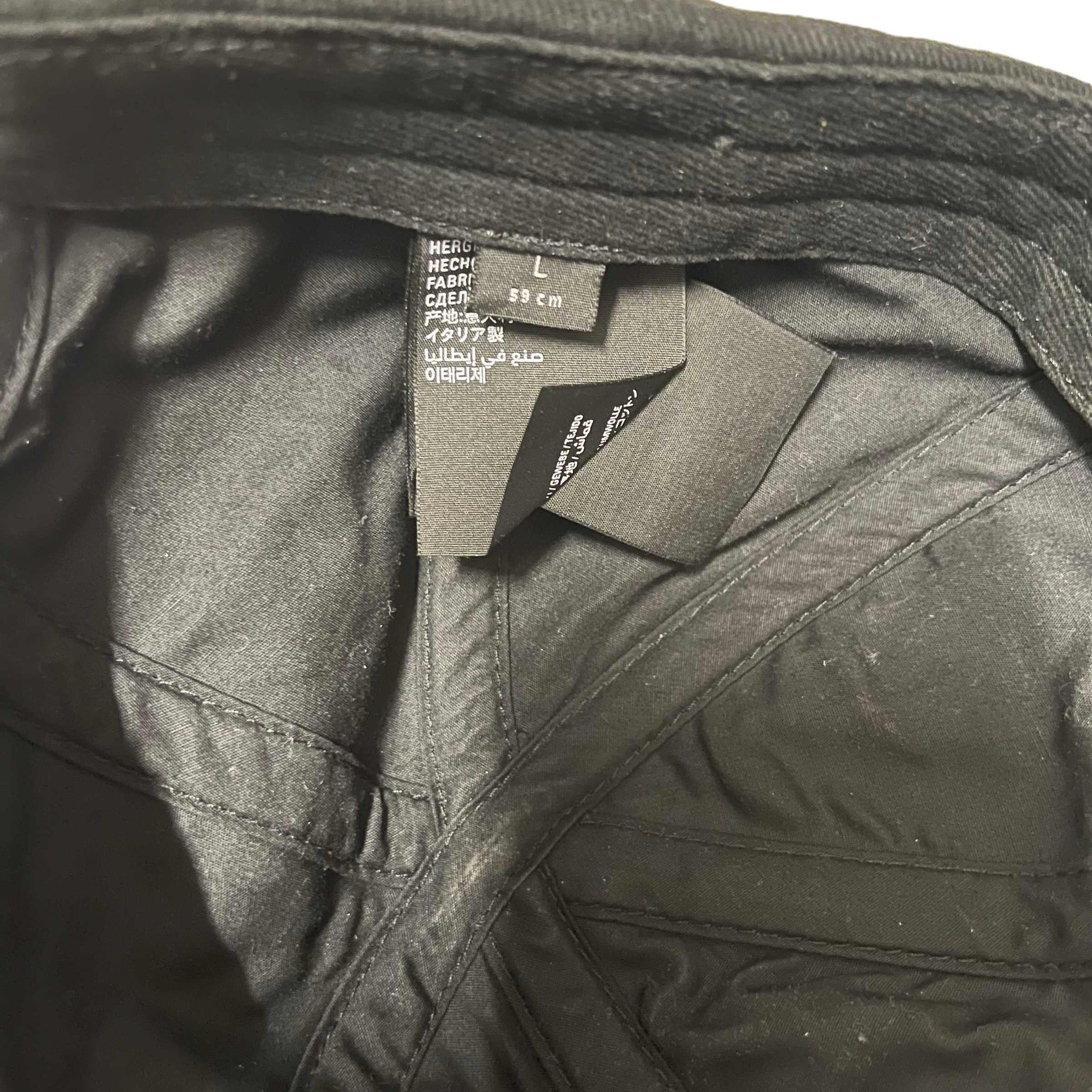 BALENCIAGA/Cap/Cotton/BLK/M's/logo embroidered view 8