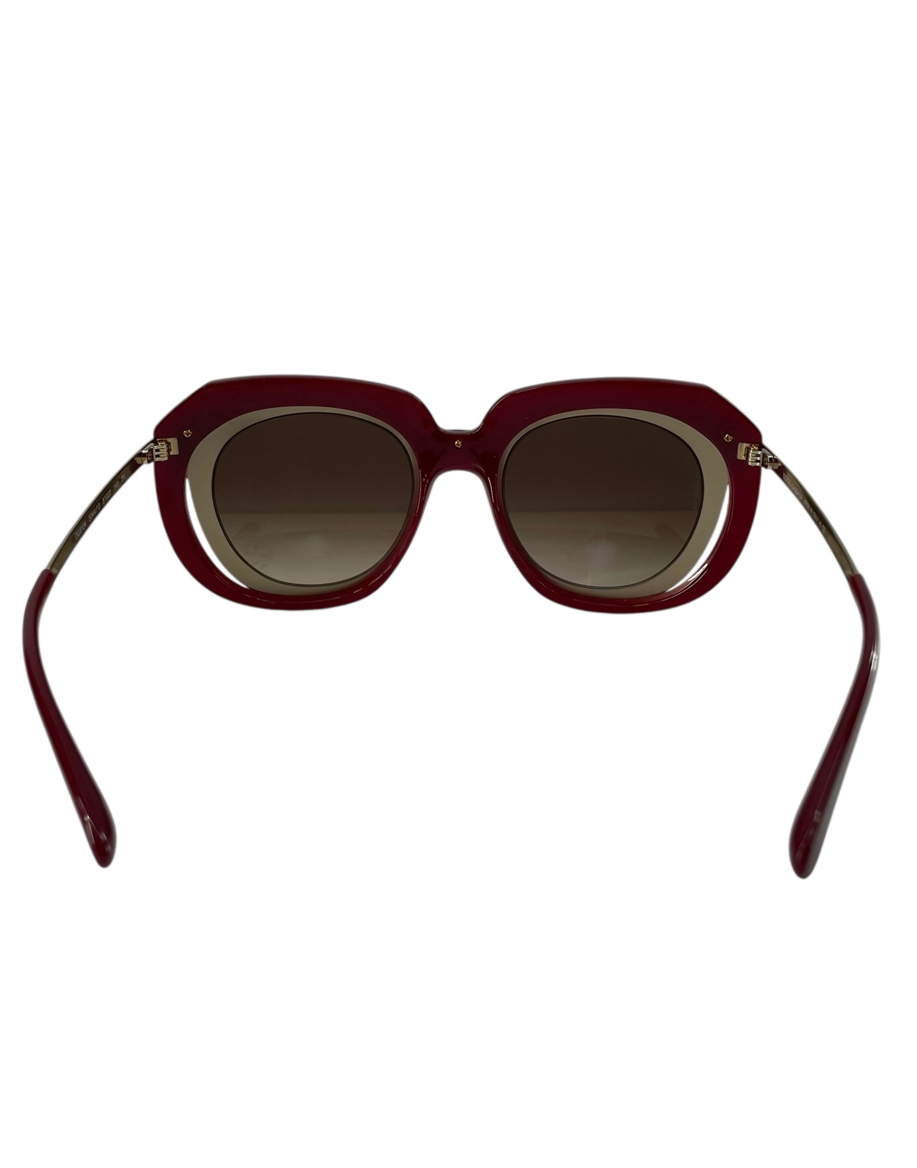 DOLCE&GABBANA/Sunglasses/Plastic/BRD/GOLD TRIM view 2