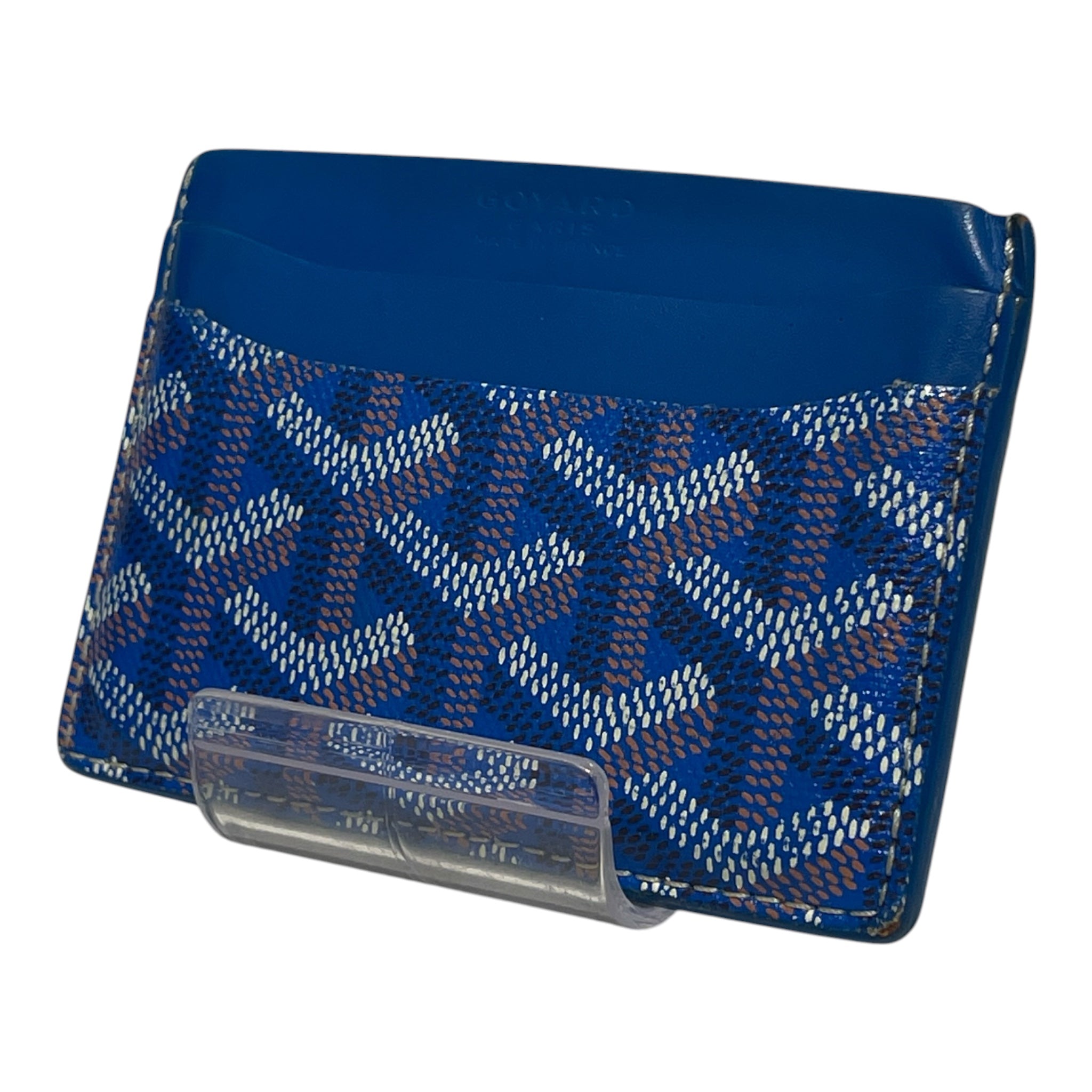 GOYARD/Wallet/Monogram/Leather/BLU/M's/CARD HOLDER view 2