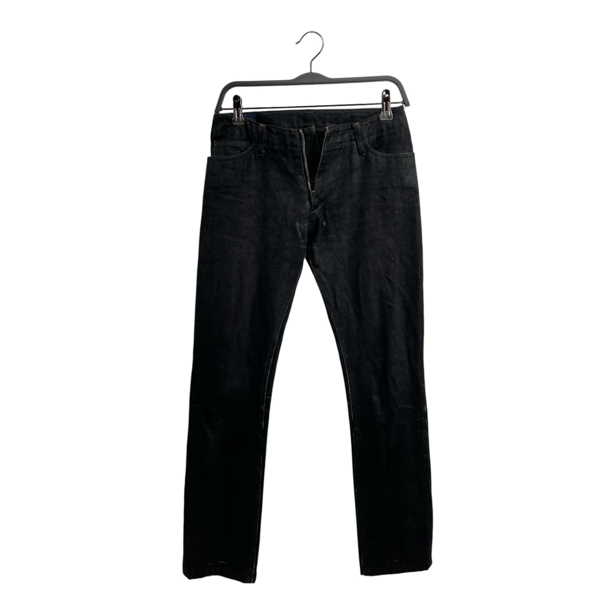 NUMBER (N)INE/Pants/0/Denim/BLK/1999 FRONT ZIP SKINNY JEANS view 1