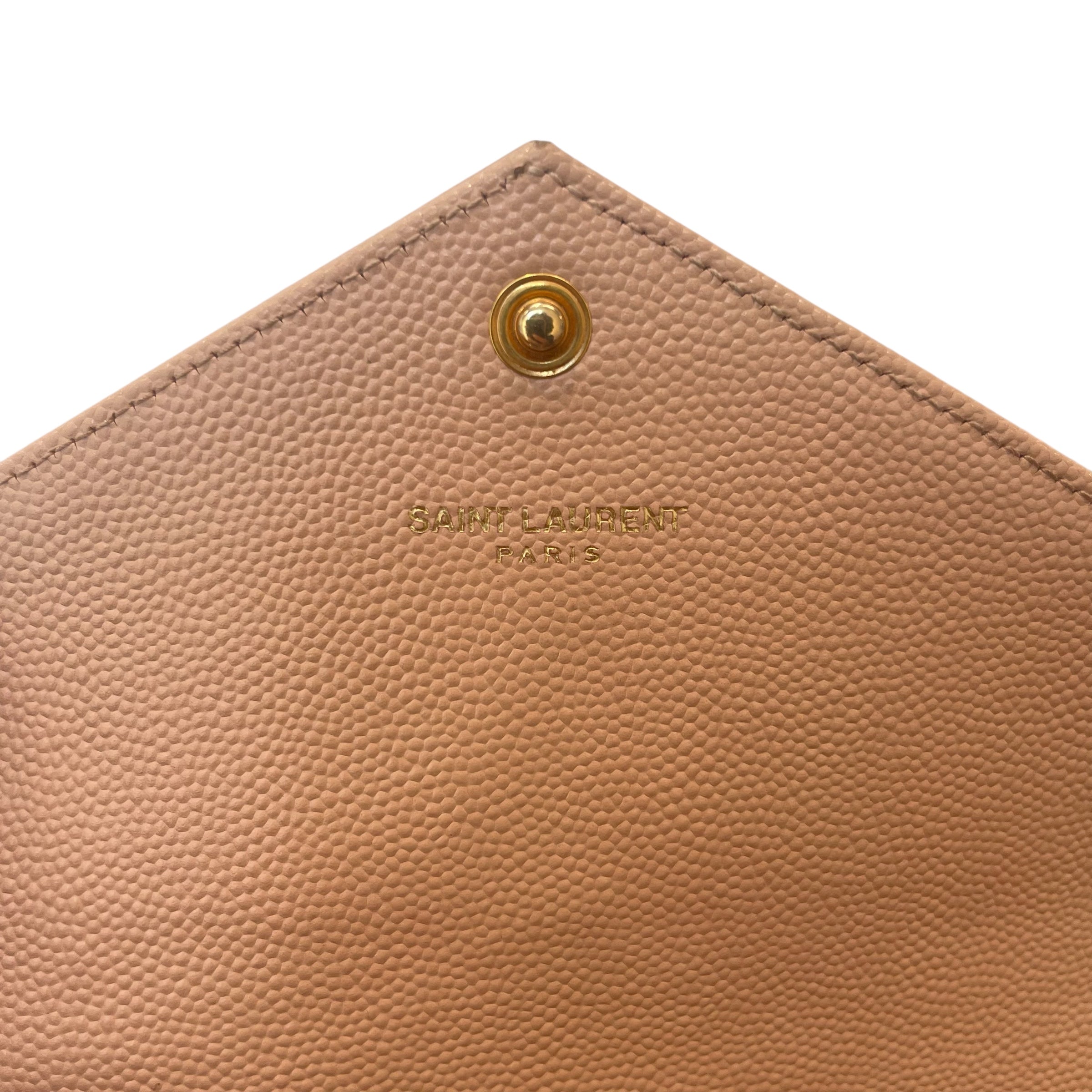 SAINT LAURENT/Long Wallet/Leather/PNK/YSL WALLET/CLUTCH view 3