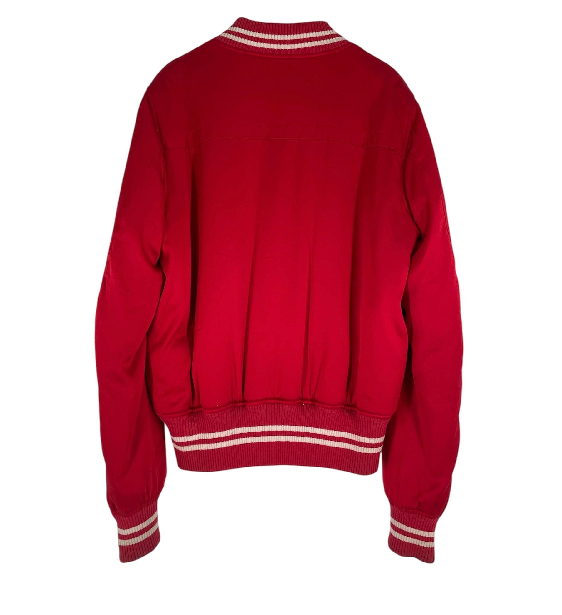 AMIRI/Puffer Jkt/48/Nylon/RED/RED VRSITY JKT BTTN UP view 2