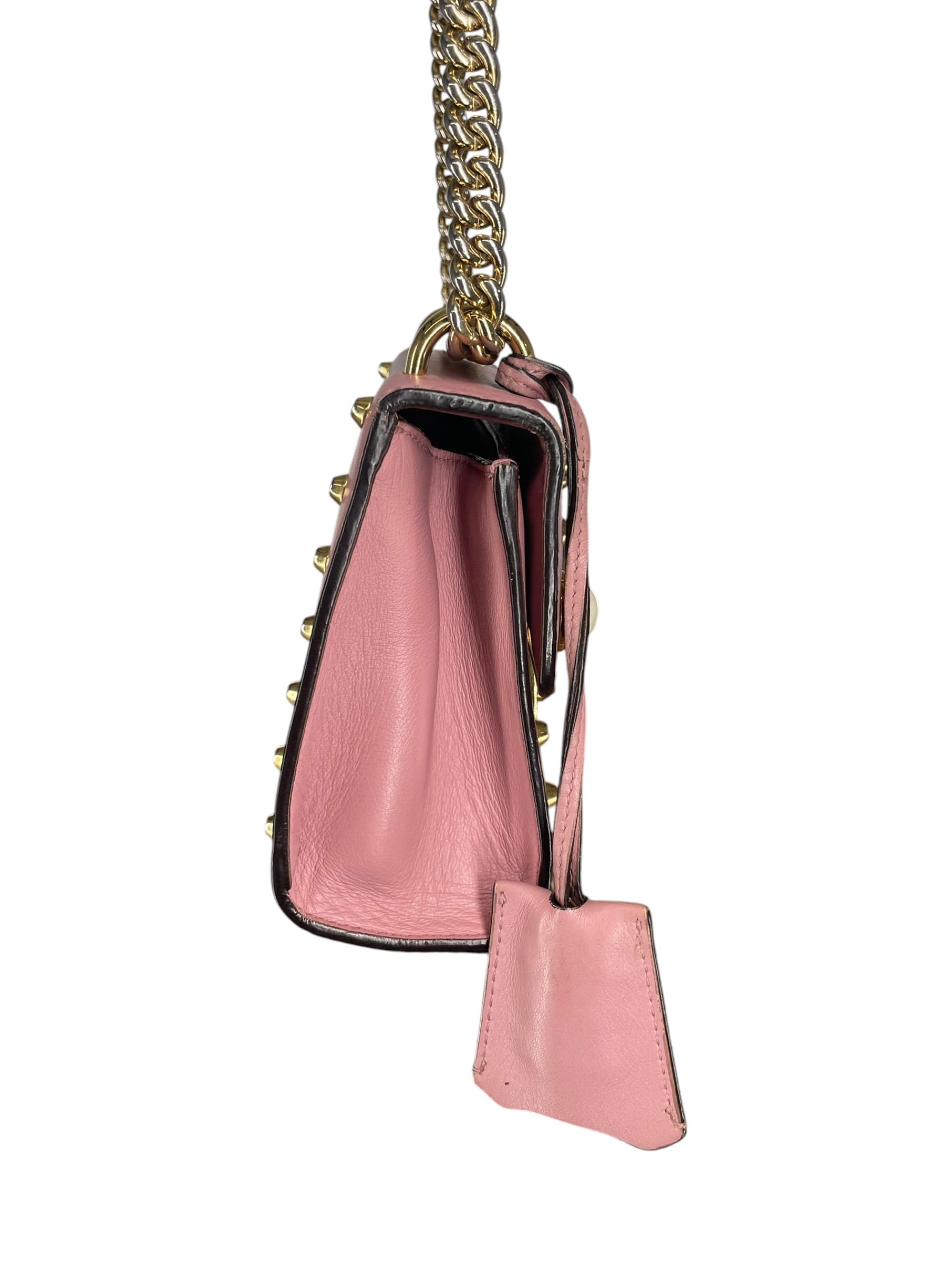GUCCI/Bag/Leather/PNK/PEARL PADLOCK view 4