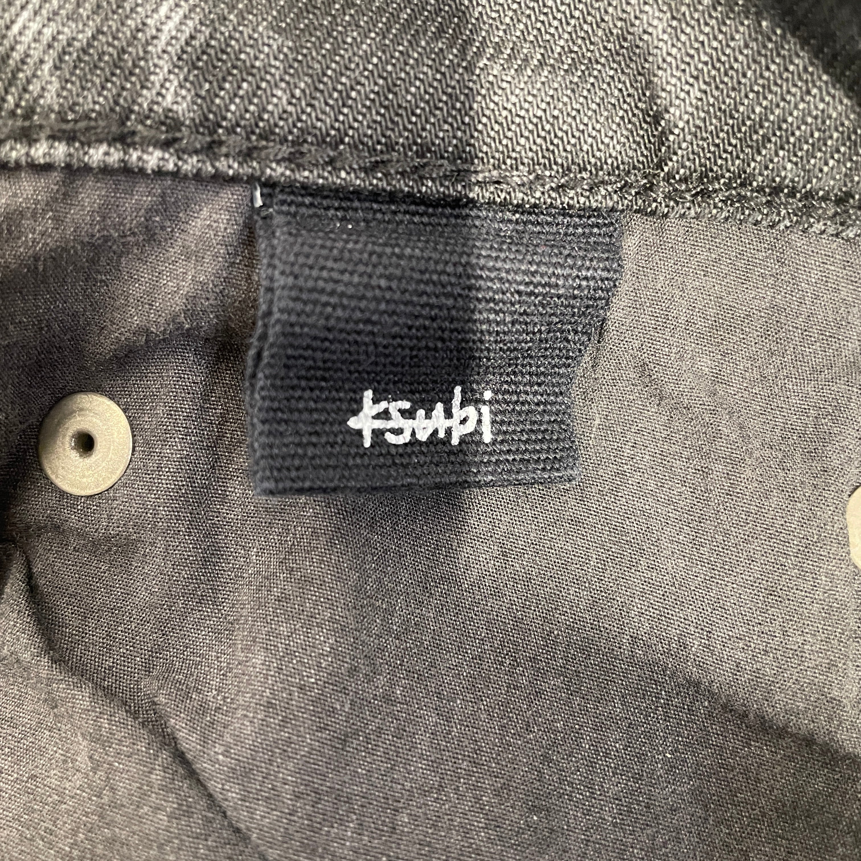 ksubi/Straight Pants/34/Cotton/GRY/Grey Van Wrinkle Angst Jeans view 3
