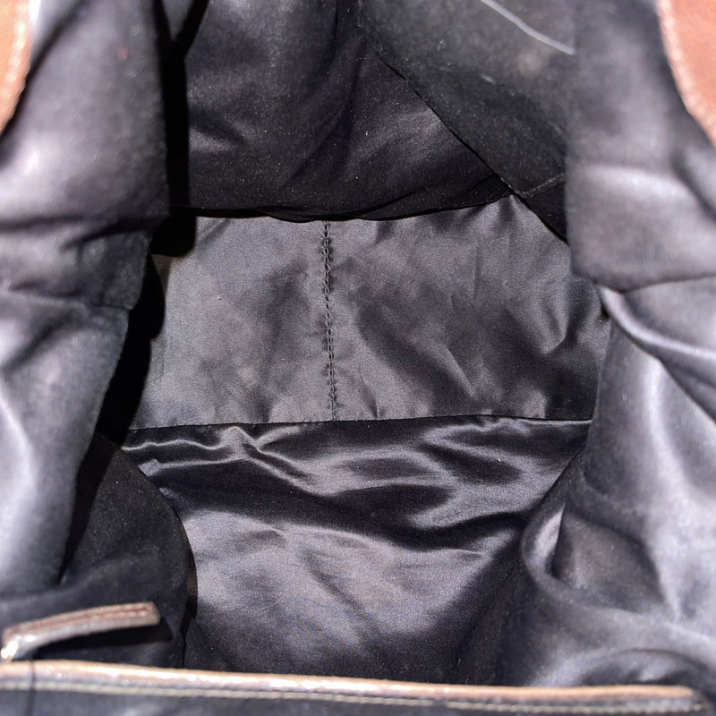 YVES SAINT LAURENT/Hand Bag/Leather/BRW/